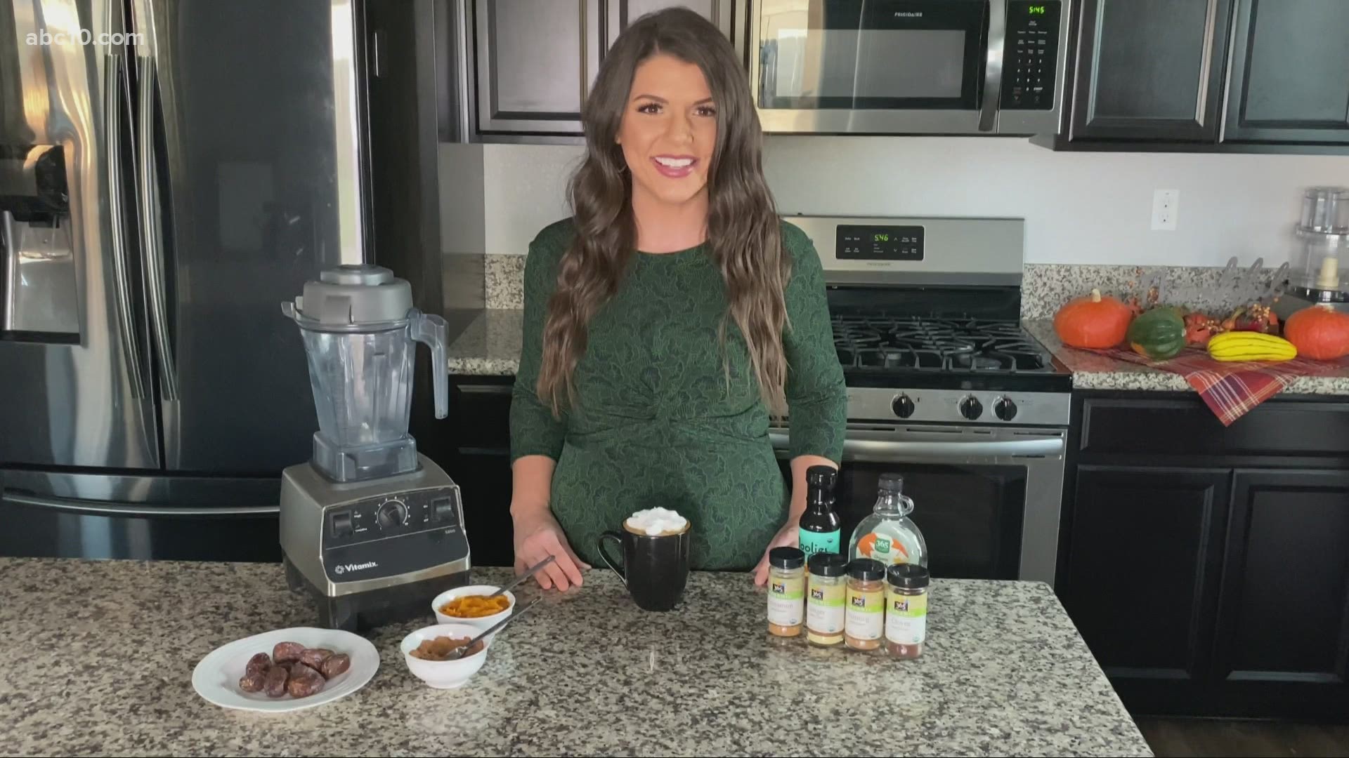 Megan Evans shares a recipe with real pumpkin, dates, spices and coffee to satisfy your "PSL" craving at home.