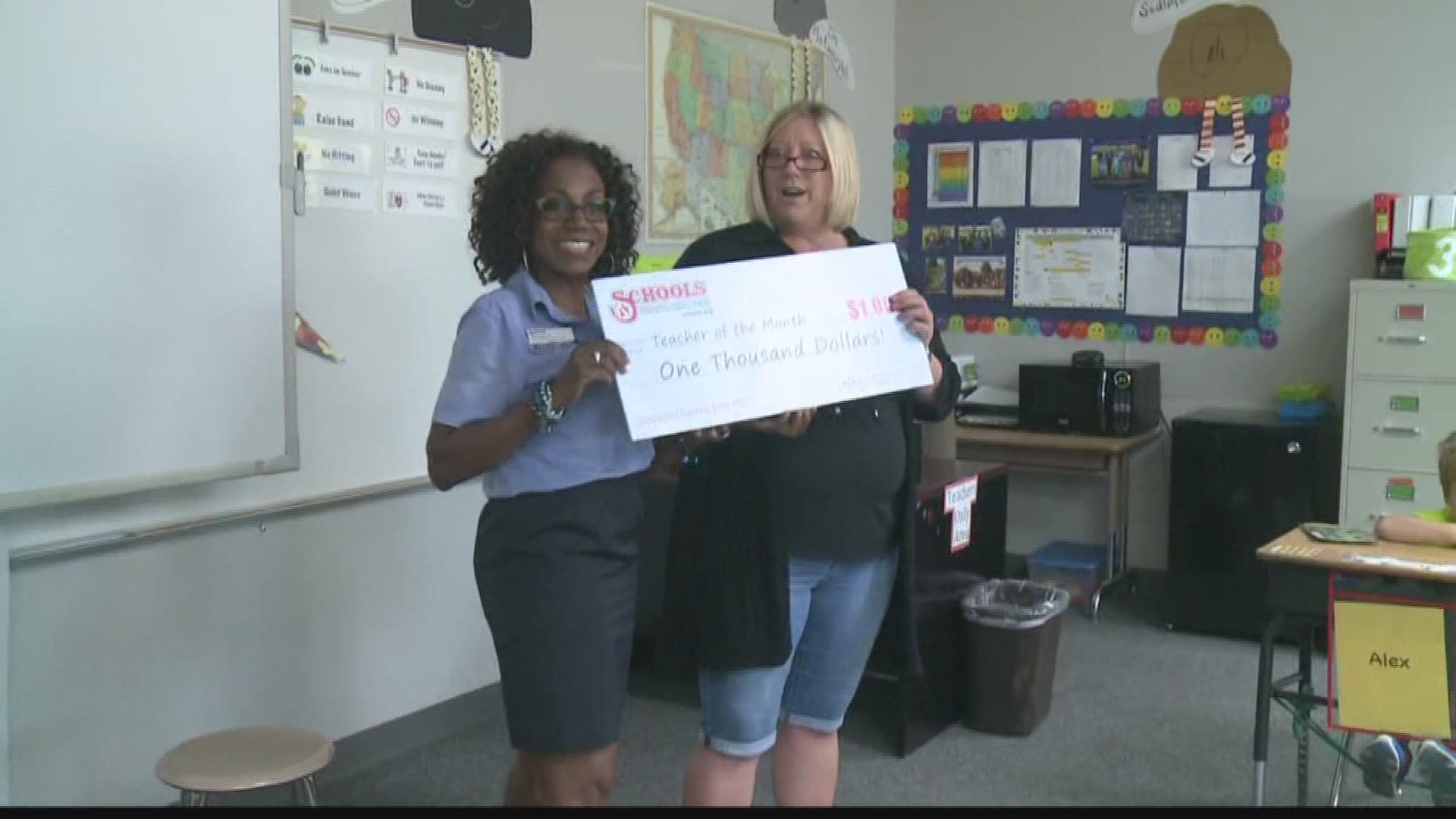 A Skycrest Elementary School teacher won the ABC10 September Teach of the Month award.