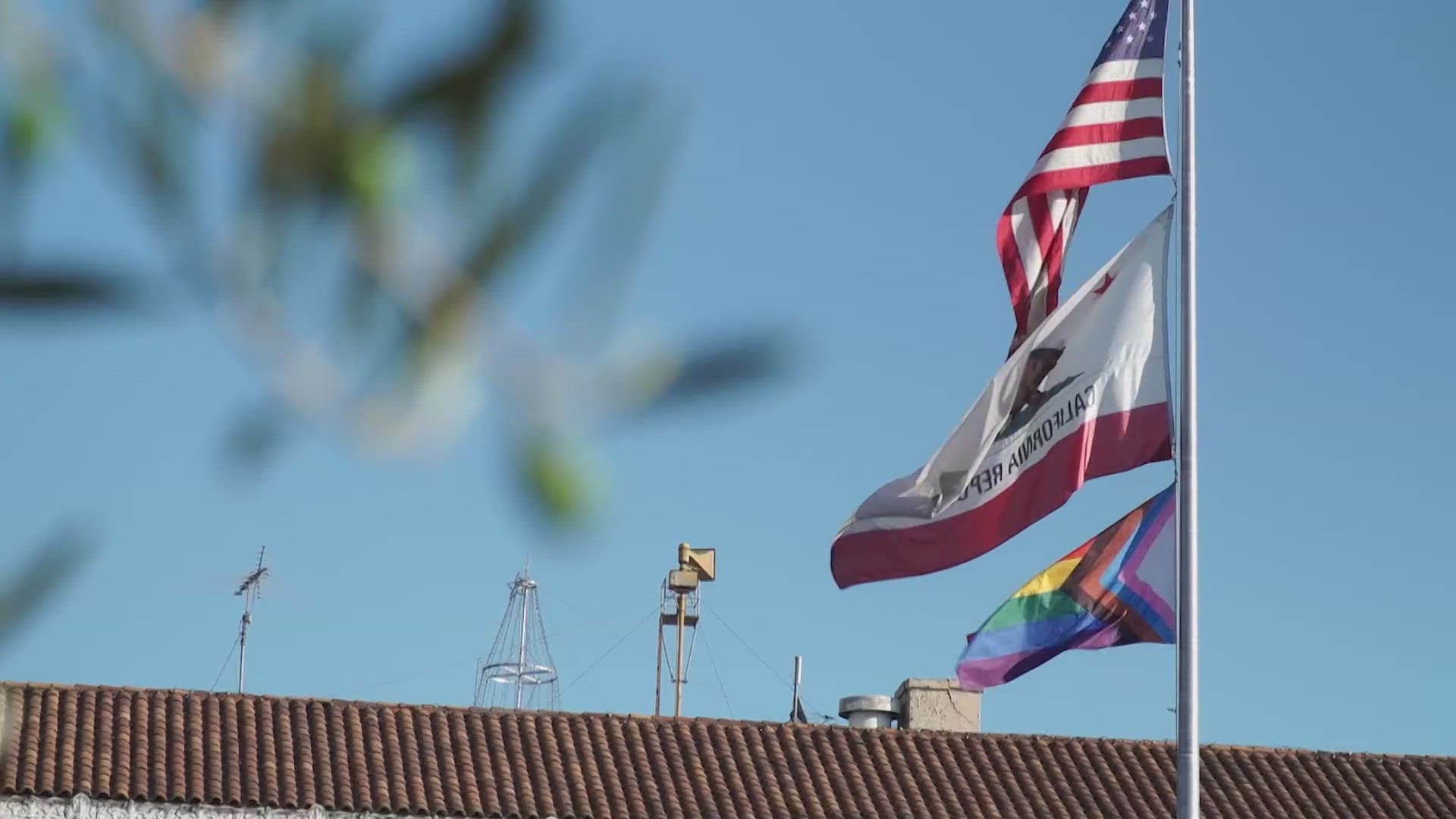 As Pride Month comes to a close, the flag waving in front of Stockton City Hall is set to come down after Wednesday night.