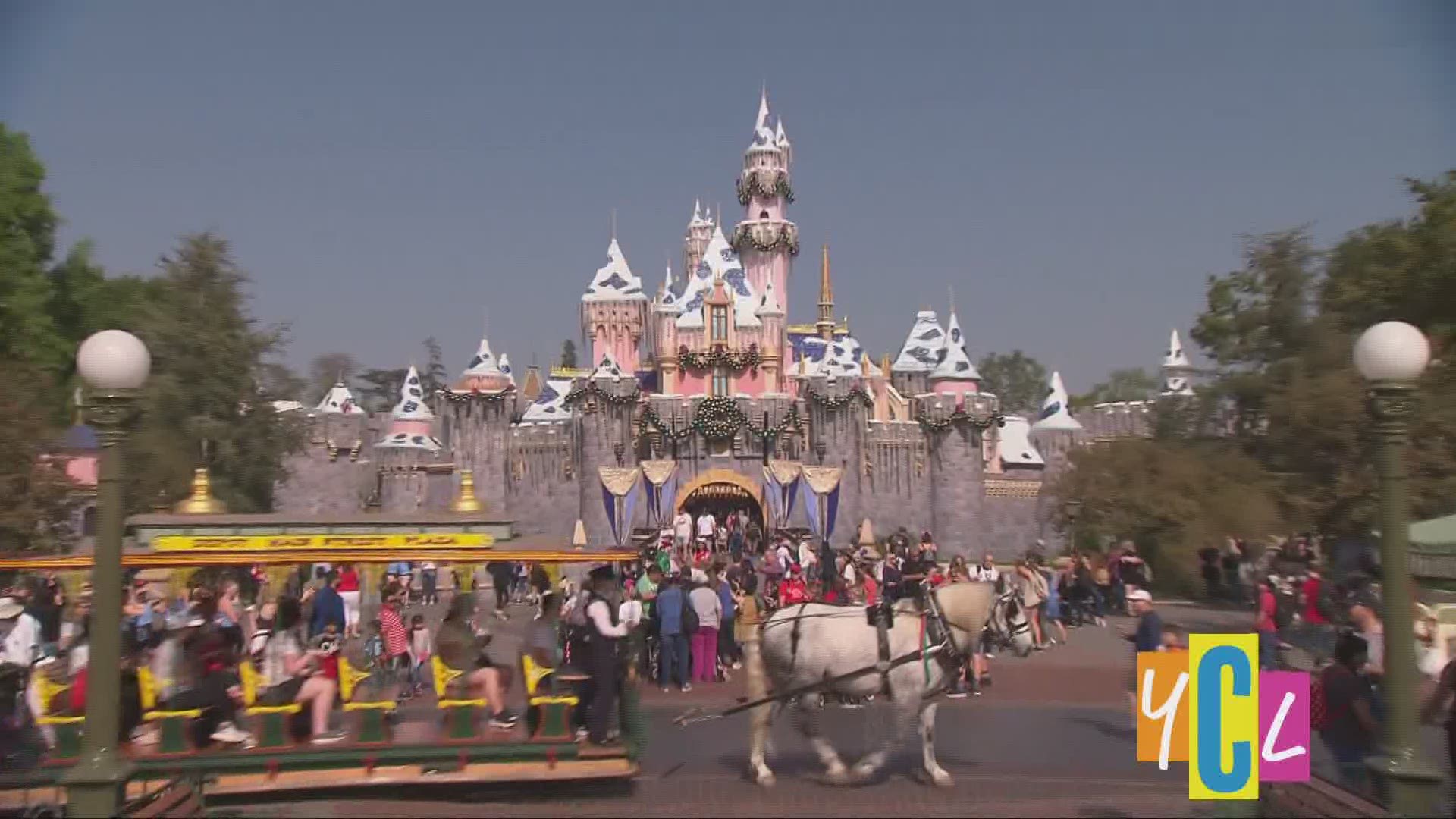 Aubrey Aquino spends the day at Disneyland Resort to see all of their holiday fun.