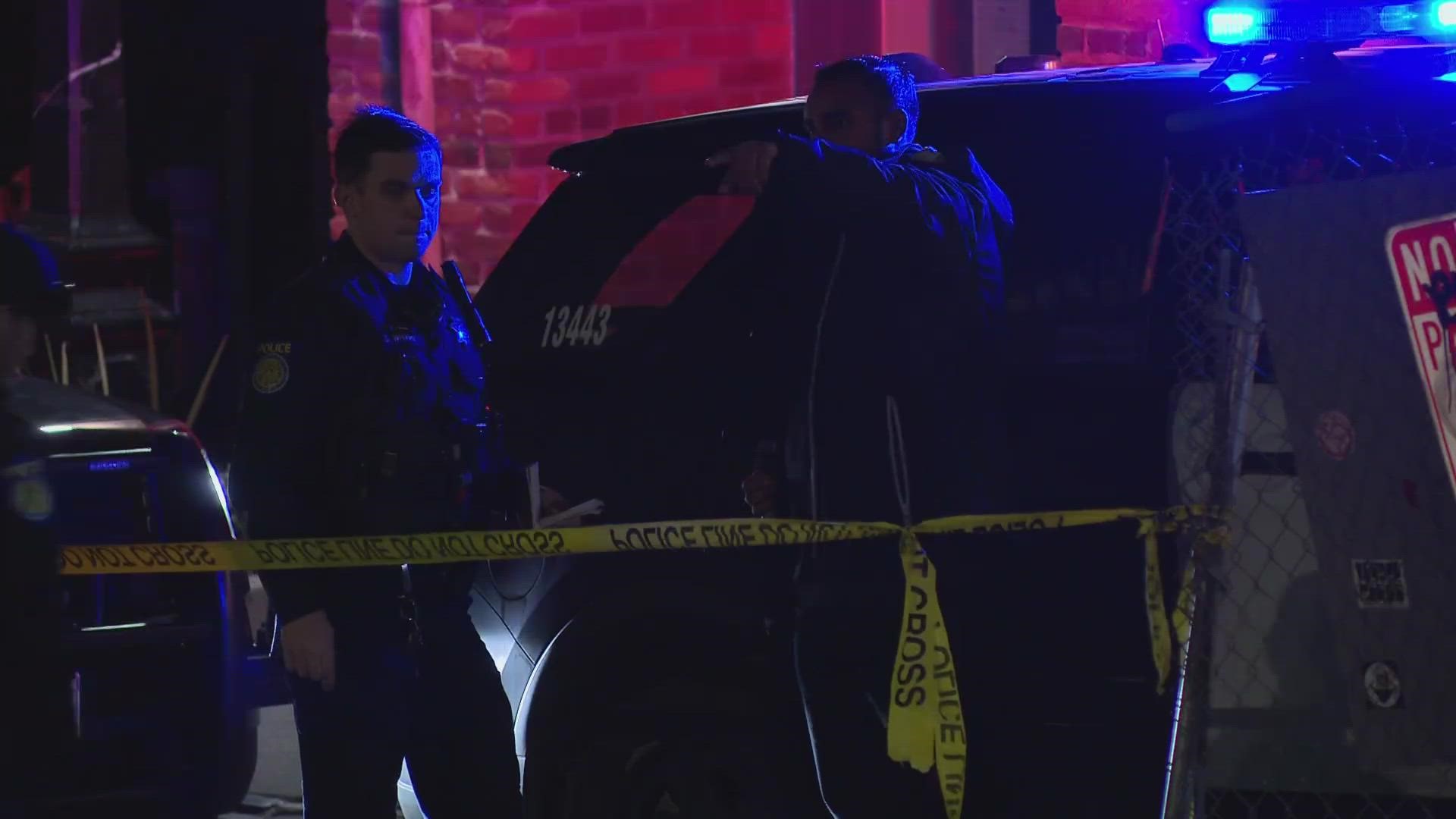 Two people were hurt in a downtown Sacramento shooting Sunday night.