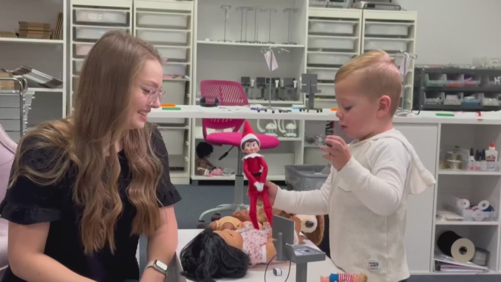 Owner and former pediatric oncology nurse Mary Jenner creates medical themed toys for children who have chronic illnesses or disabilities.