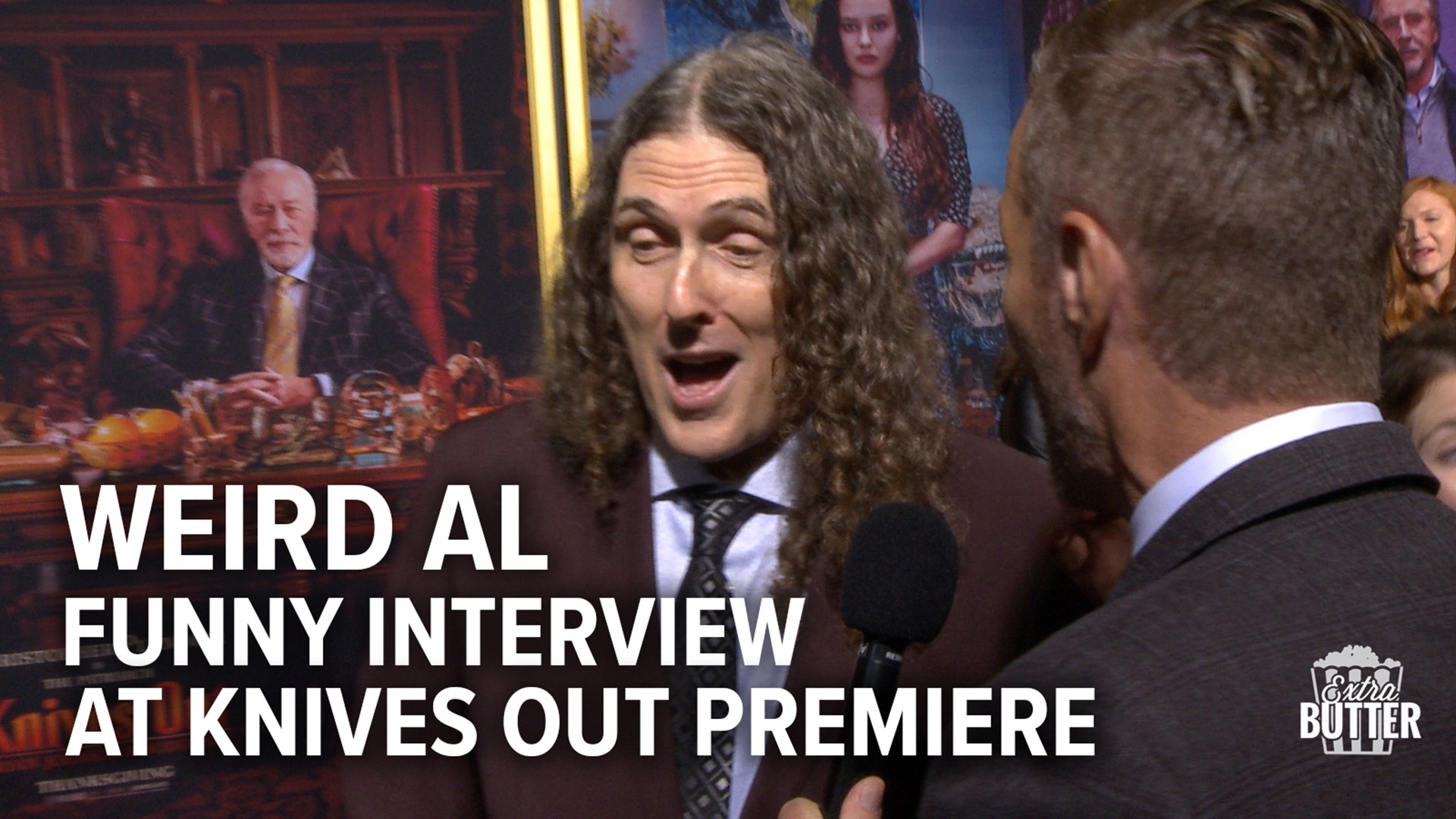 Weird Al Funny Interview at Knives Out Premiere | Extra Butter Weird Al Funny Interview at Knives Out Premiere | Extra Butter