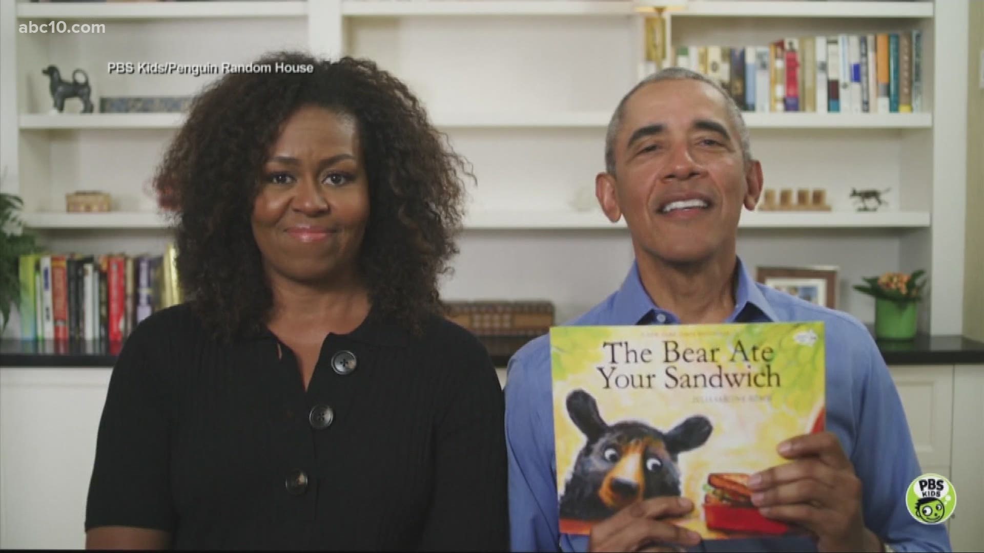 Barack Obama is joining his wife Michelle for her PBS series reading books to children & a registered nurse develops a special mask to help the hearing impaired.