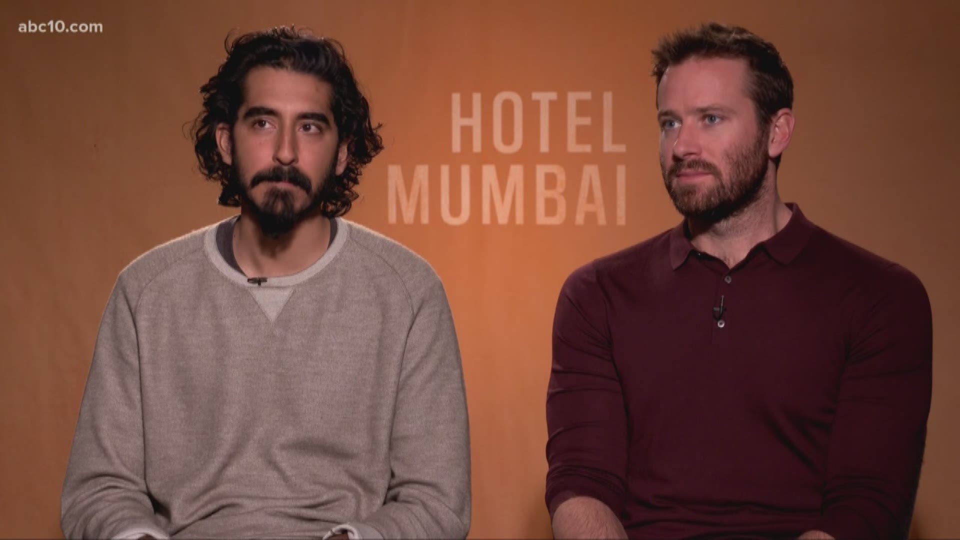 Mark S. Allen sat down with Dev Patel and Armie Hammer to talk about their new movie "Hotel Mumbai."