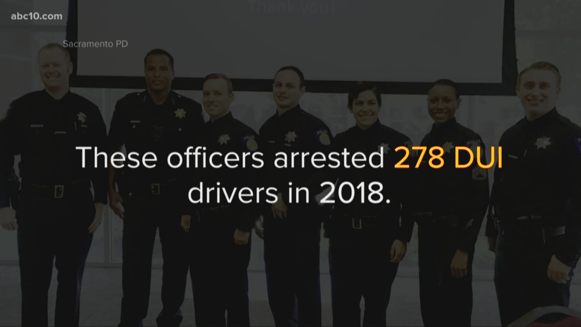 One officer is responsible for making 102 of those arrests.