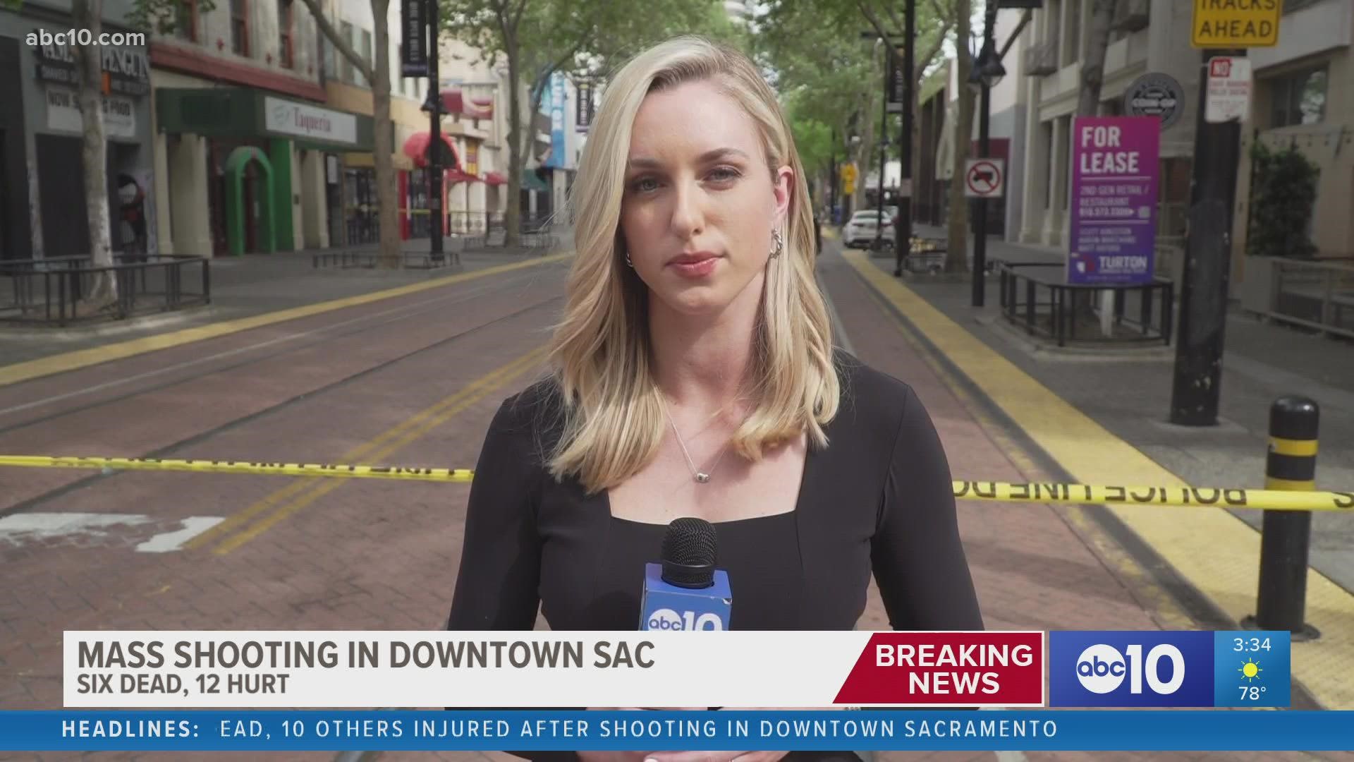 Audio and videos are emerging showing the chaotic moments before and after Sunday's shooting. ABC10's Madison Wade reports with updates from the scene.