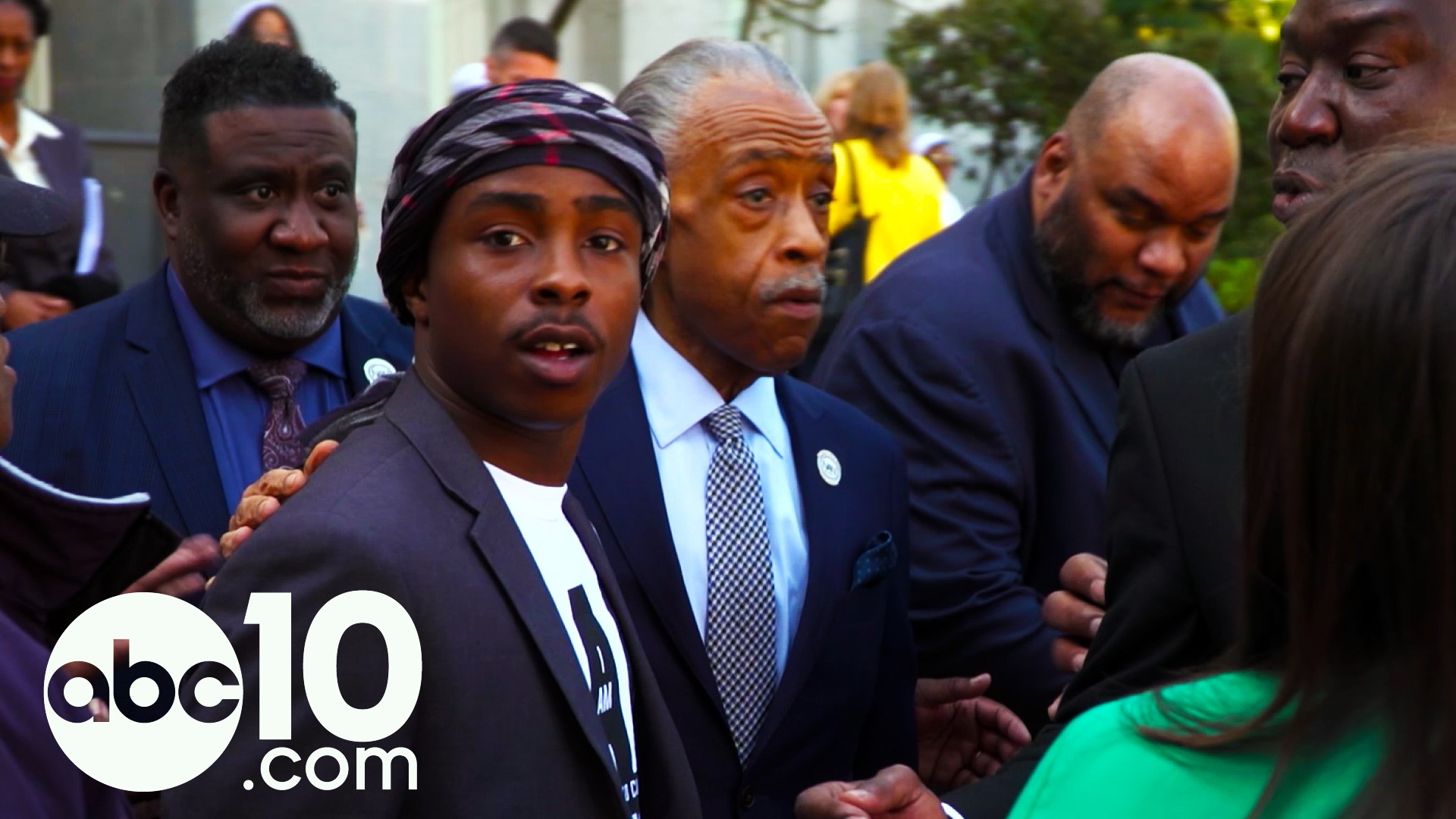 One year from the fatal shooting of Stephon Clark, Clark's family and supporters gathered to press for changes on when police can shoot at suspects and how those cases are handled afterwards.