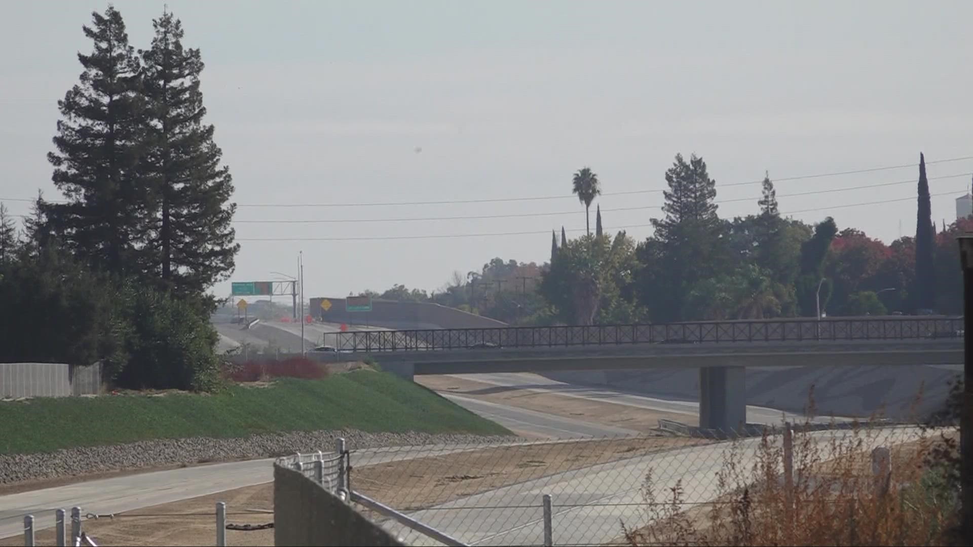The project aims to relieve congestion and help move traffic more efficiently between Modesto and the Bay Area.