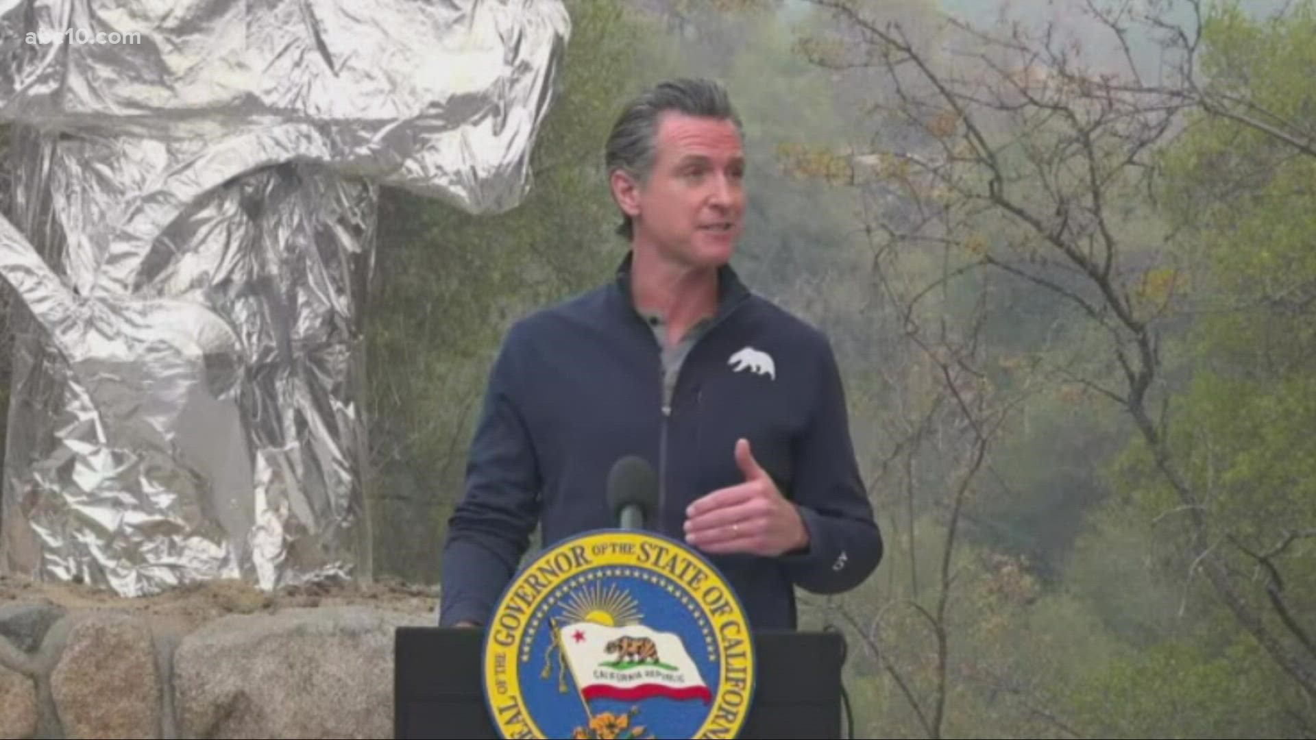 Gov. Newsom says this package will make California more resilient against drought and wildfires, but critics say it doesn't go far enough.