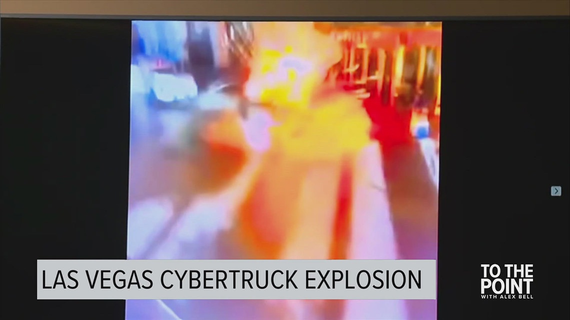 Tesla Cybertruck Explosion outside Trump Hotel in Las Vegas: Evening ...