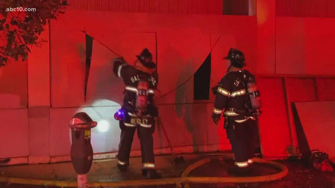Firefighters knock down 3 alarm fire in downtown Sacramento | abc10.com