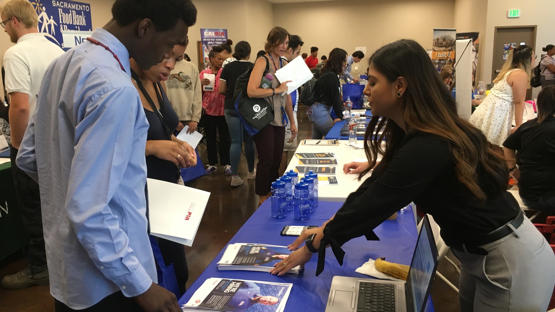 Students from all over the Sacramento area flocked to the a Youth Job Fair hosted by the California Employment Development Department. Dozens of employers showcased what they have to offer to the workforce of the future.