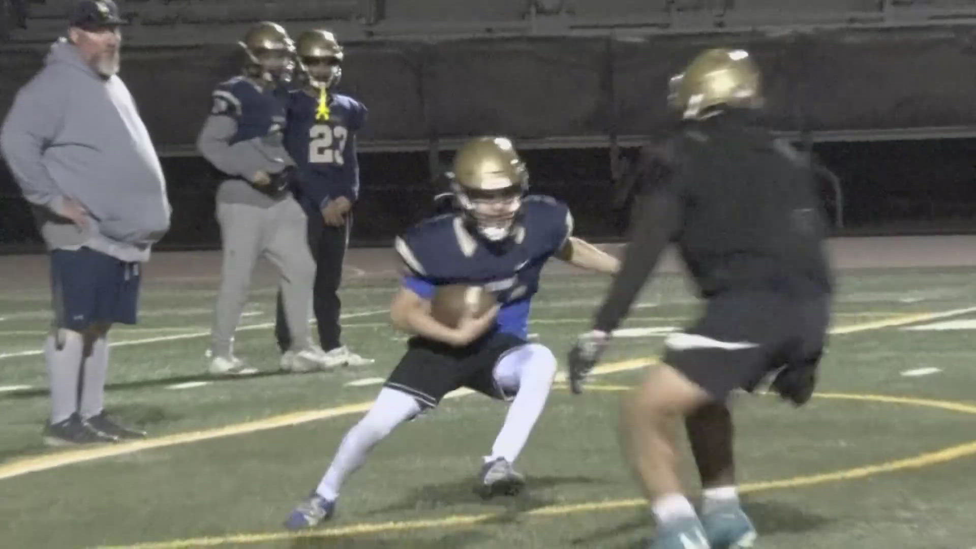 ABC10's Matt George shares a preview of the matchup between Elk Grove and Monterey Trail high schools. 