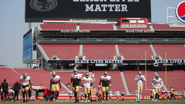 49ers move practice to quiet stadium to prepare for opener - The