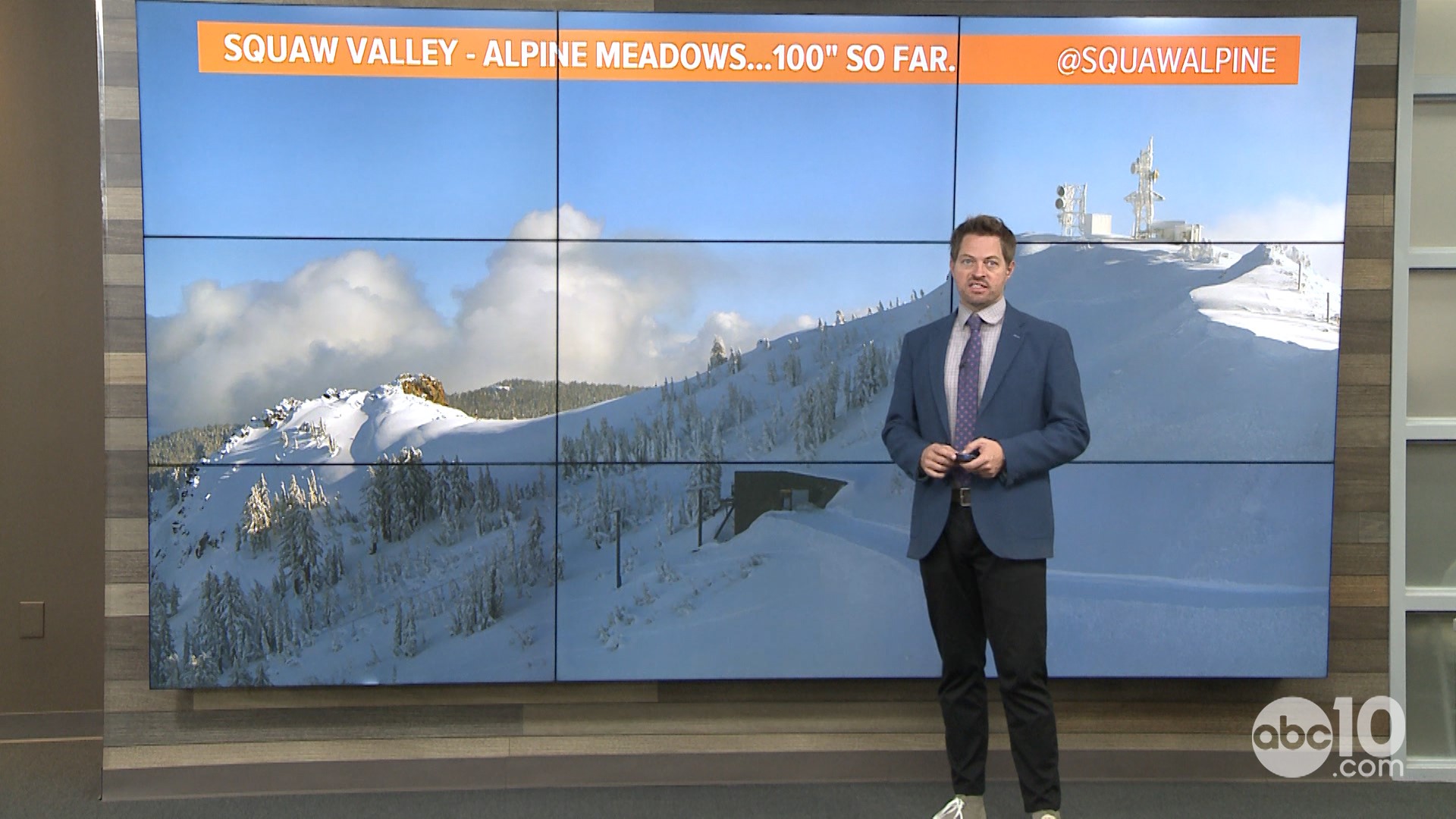 Rob Carlmark updates the California state water supply at the start of winter. Snow and rain levels are near average with more storms on the way.