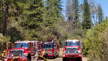 New Wildfire Threatening Structures Near Placerville | Abc10.com