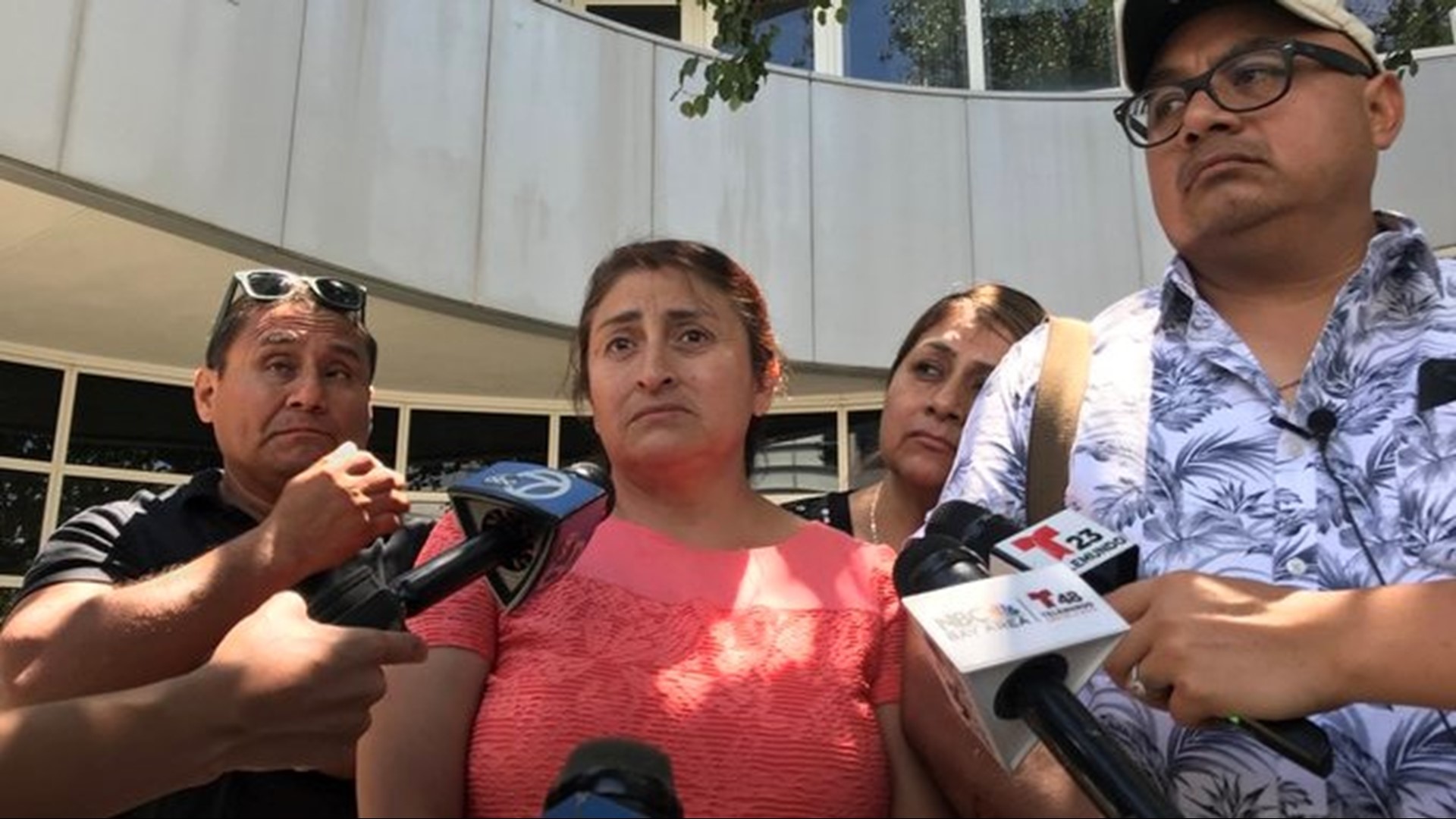 Moments of sheer panic raced over families at the Gilroy Garlic Festival on Sunday night. Laura Dominquez was at the Garlic Festival with her family when she said her 12-year-old daughter was shot while playing in a bounce house.