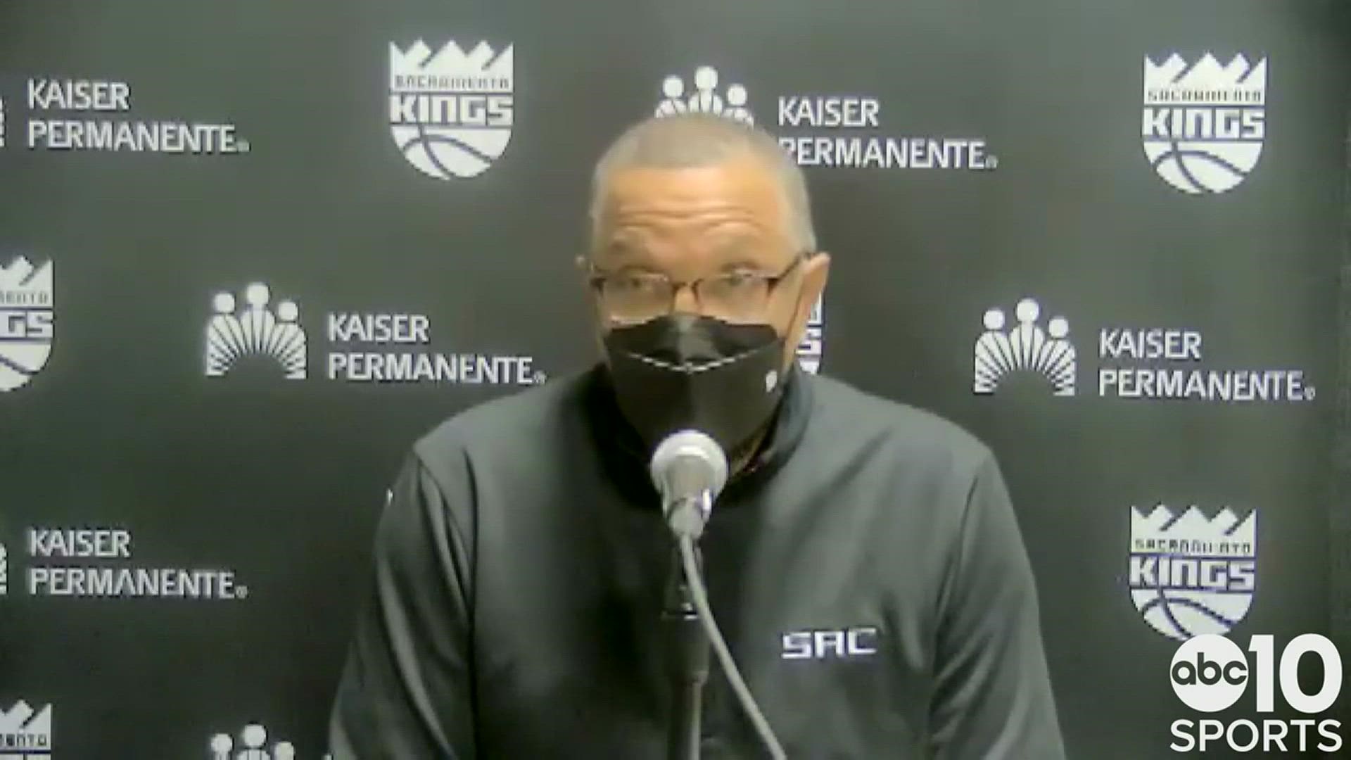 Sacramento Kings interim head coach Alvin Gentry talks about Friday's 121-111 loss in Denver to the Nuggets and dropping a third consecutive game.