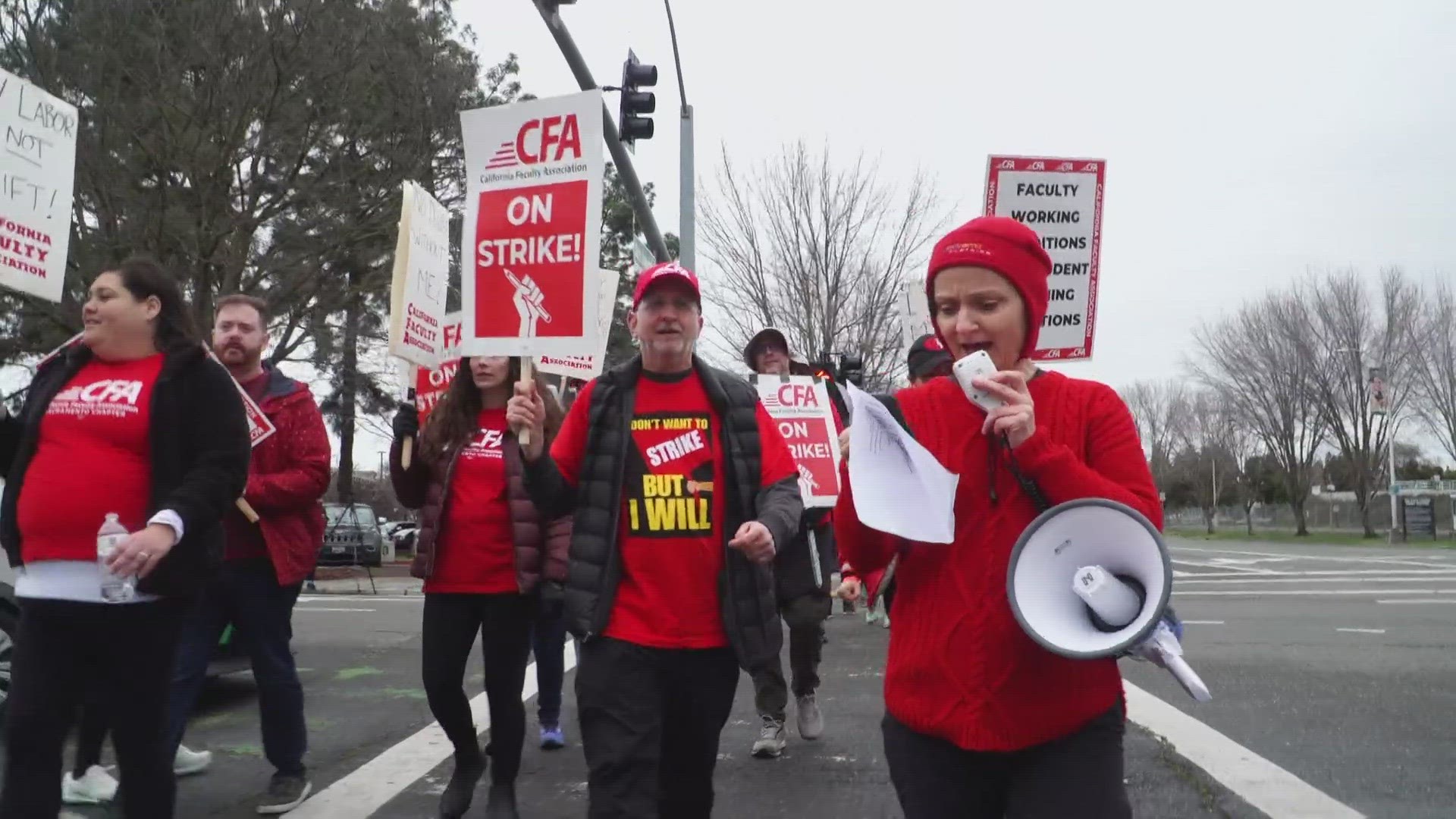 Sacramento State faculty among CSU workers on weeklong strike