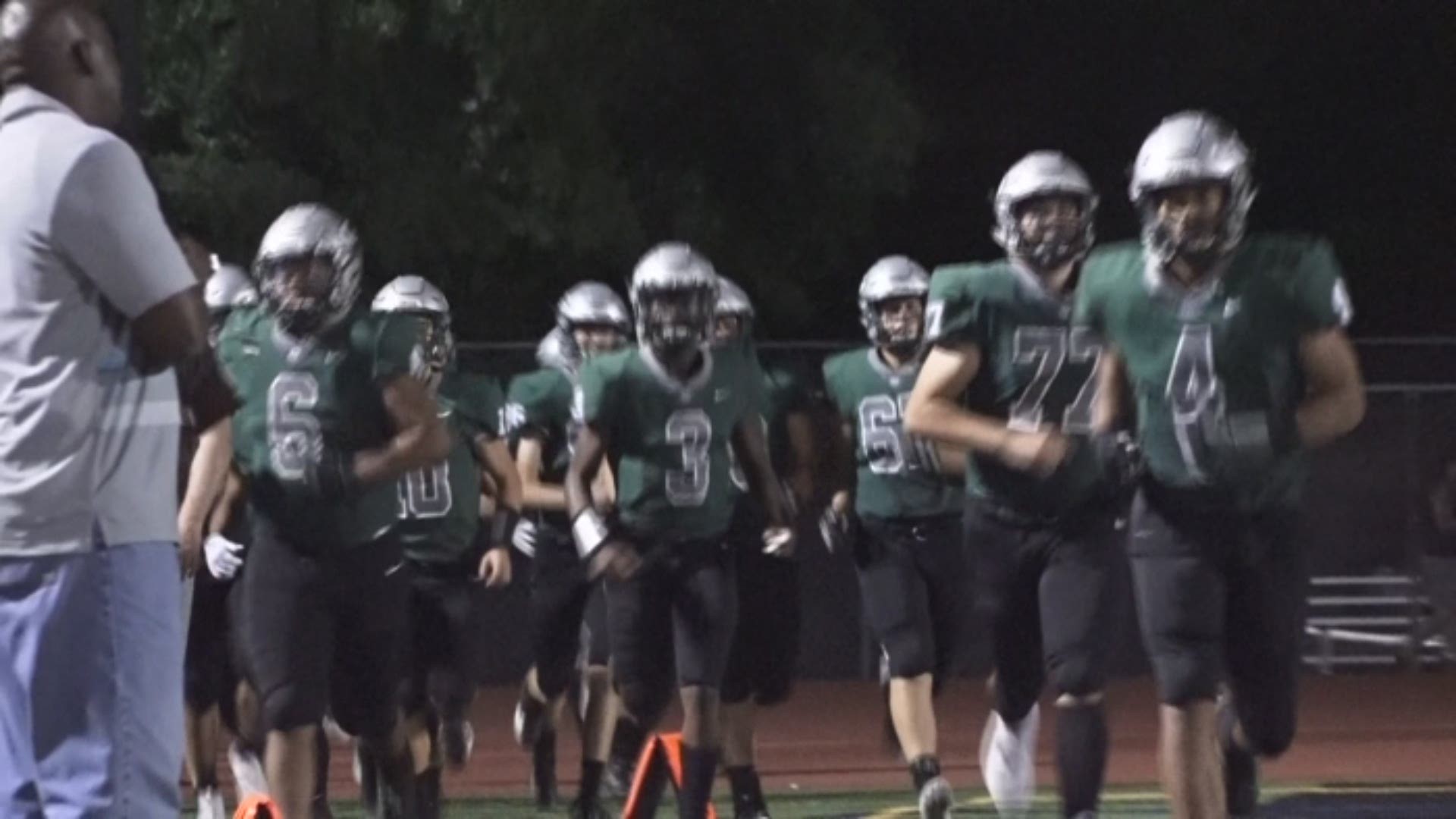 The Granite Bay Grizzlies showed plenty of bite on defense, but couldn't get much going offensively in Friday's 9-3 loss to Danville's Monte Vista to open the 2018 high school football season.