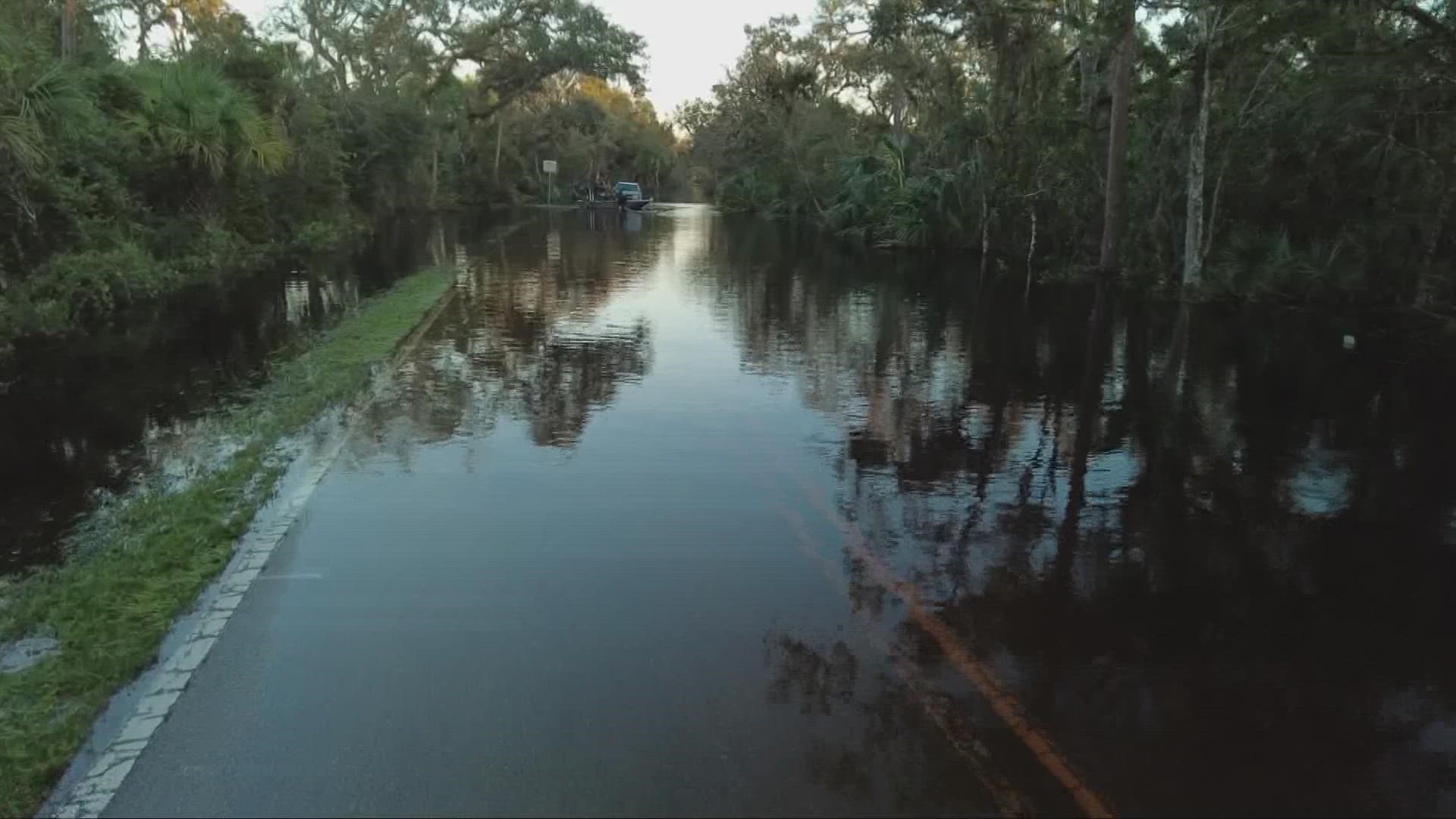 Hurricane Ian: Sarasota County, Florida dealt with rising flood waters that caused more worries as Florida deals with hurricane aftermath.