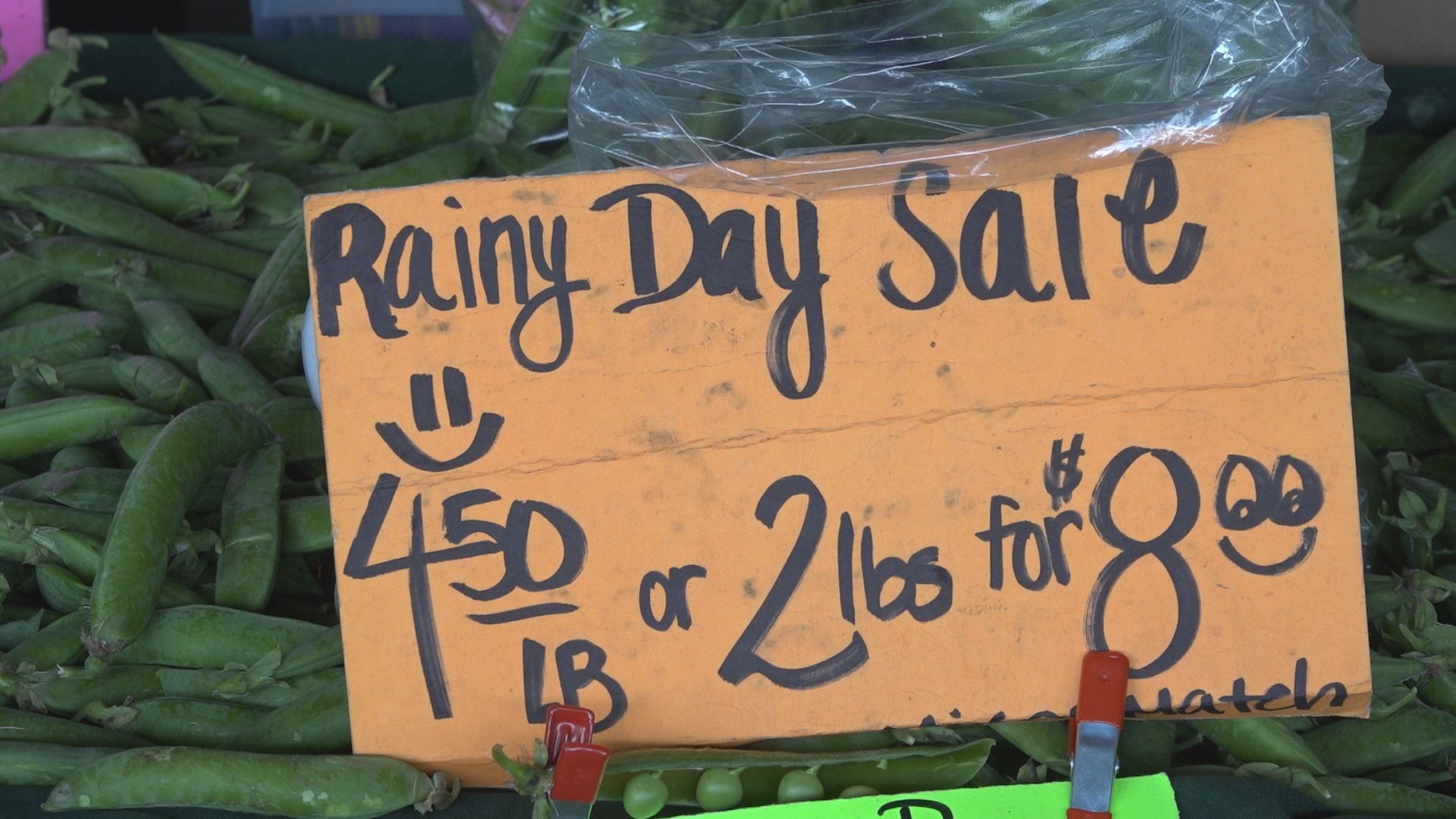 Some growers are leaving the X Street farmers market in Sacramento with half of the produce they were hoping to sell. Weather conditions have slowed down a busy time of the year.