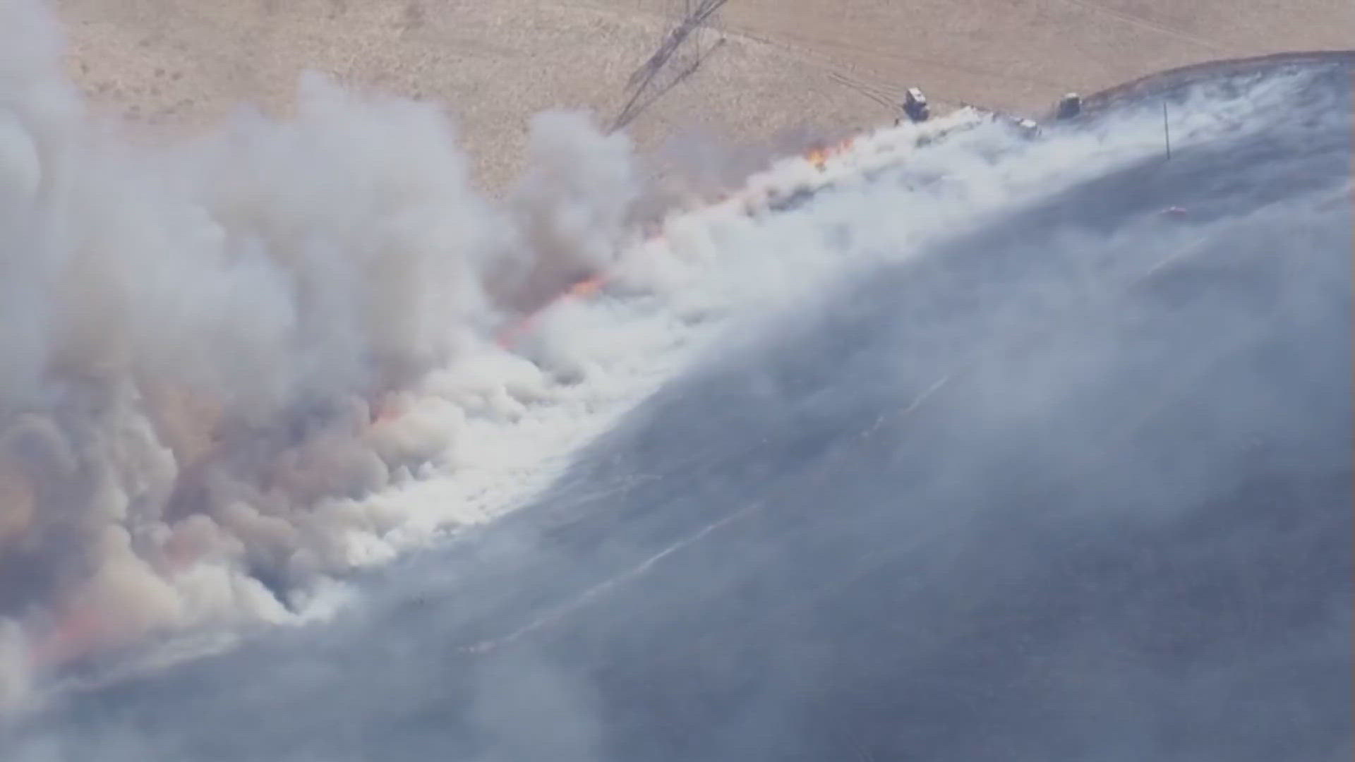 California Wildfire: Midway Fire near Tracy impacts parts of I-580
