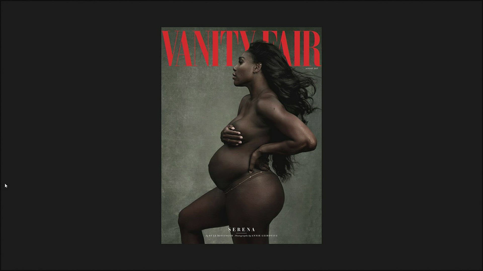 Serena Williams shows off nude pregnancy photos