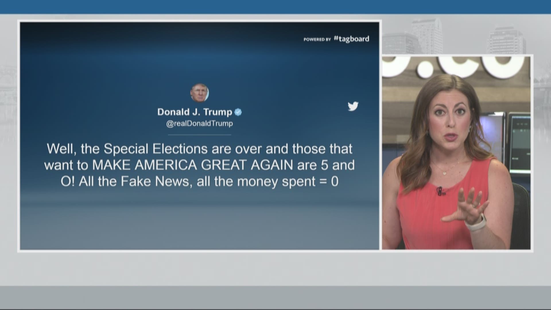President Trump gets fact-checked on special elections tweet (June 21, 2017)