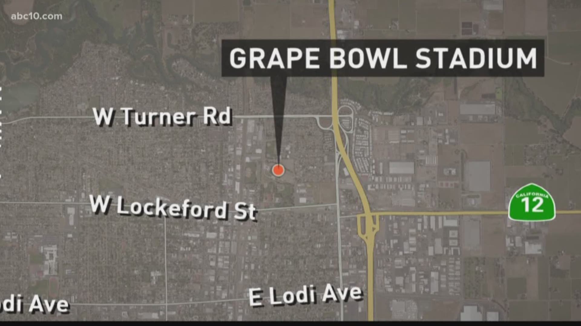 Five people were hurt in a 200-person brawl outside the Grape Bowl in Lodi on Saturday, according to the Lodi Police Department.