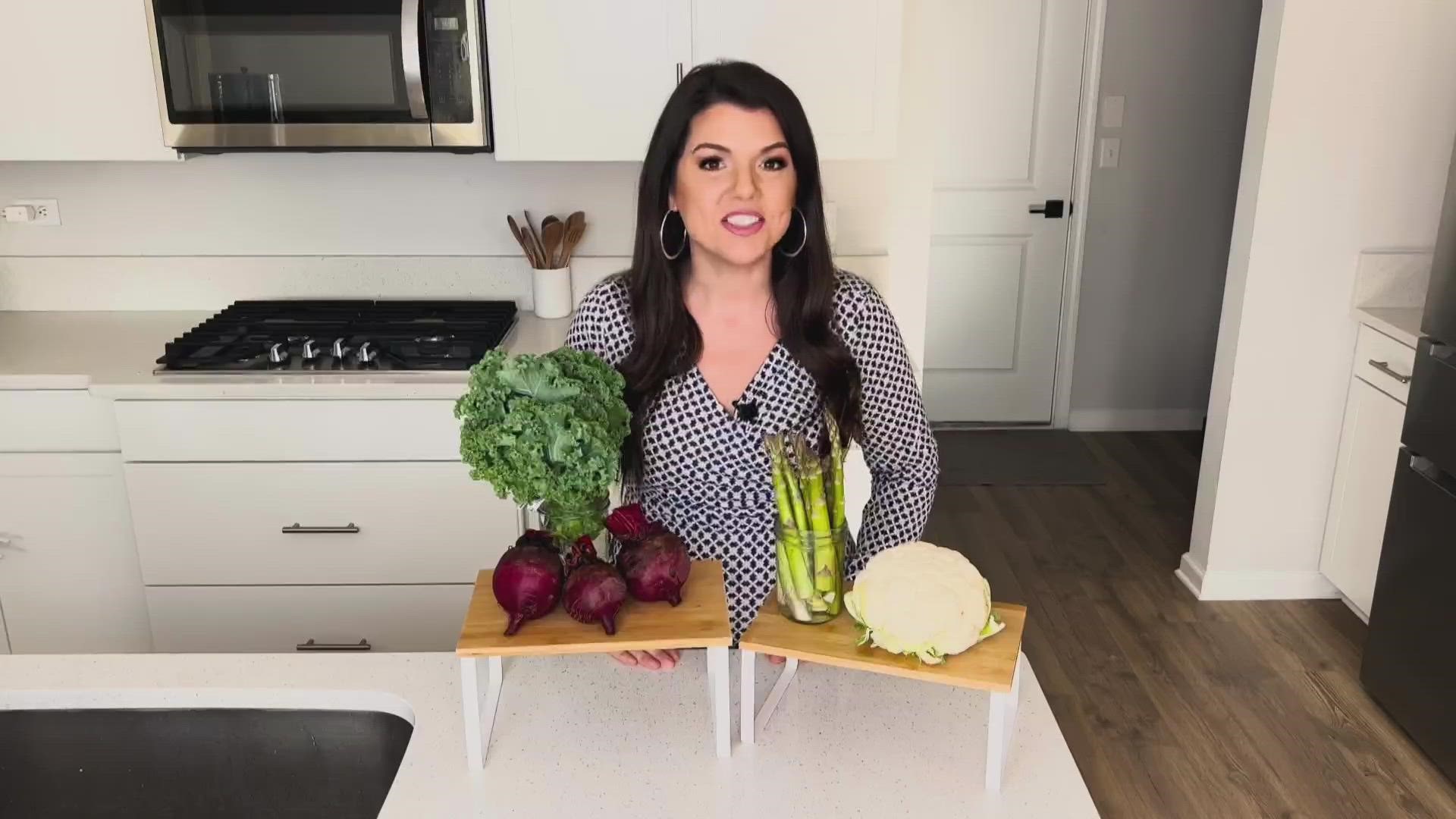On this week's tip from Megan Evans, she shows us how to store vegetables and make them last a bit longer.