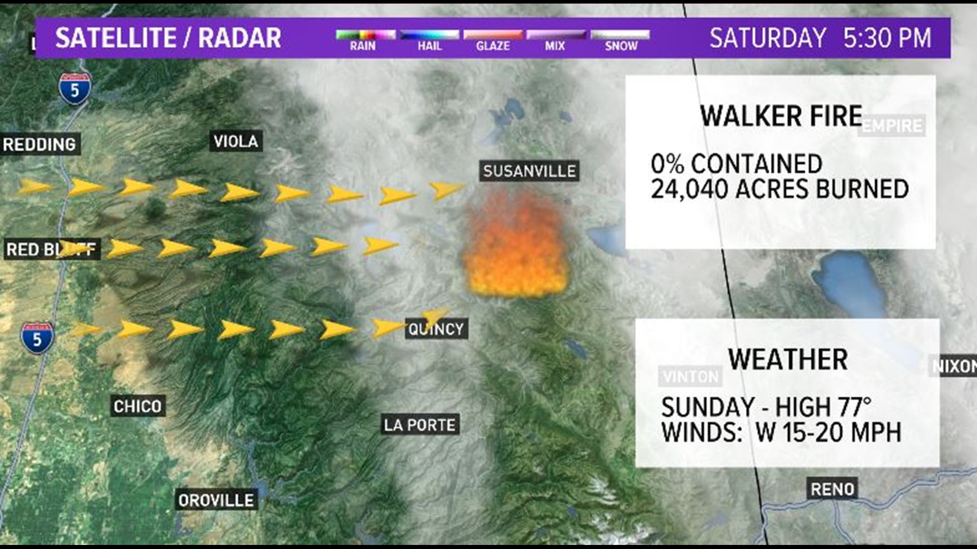 cal fire map fawn fire