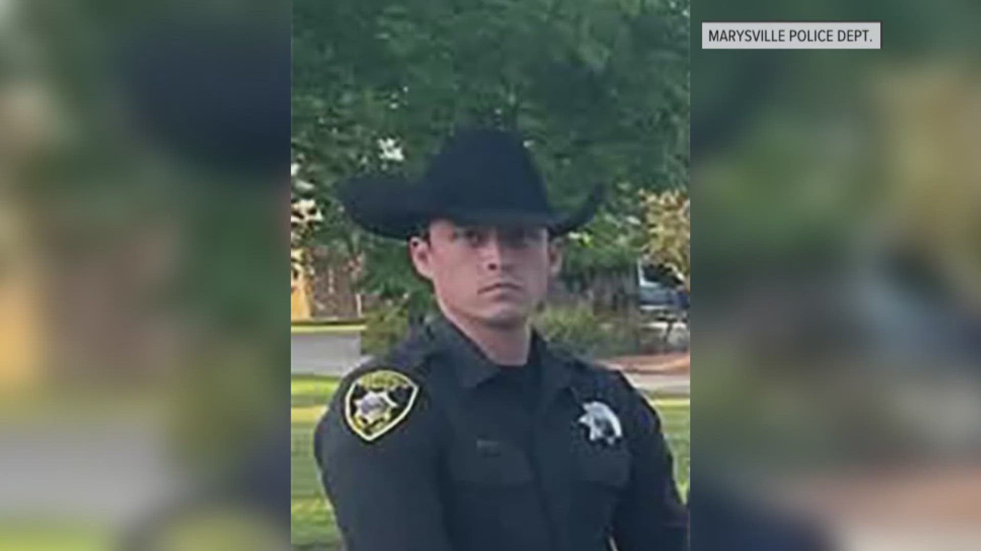 Marysville Police Department Officer Osmar Rodarte was killed in the line of duty while executing a search warrant.