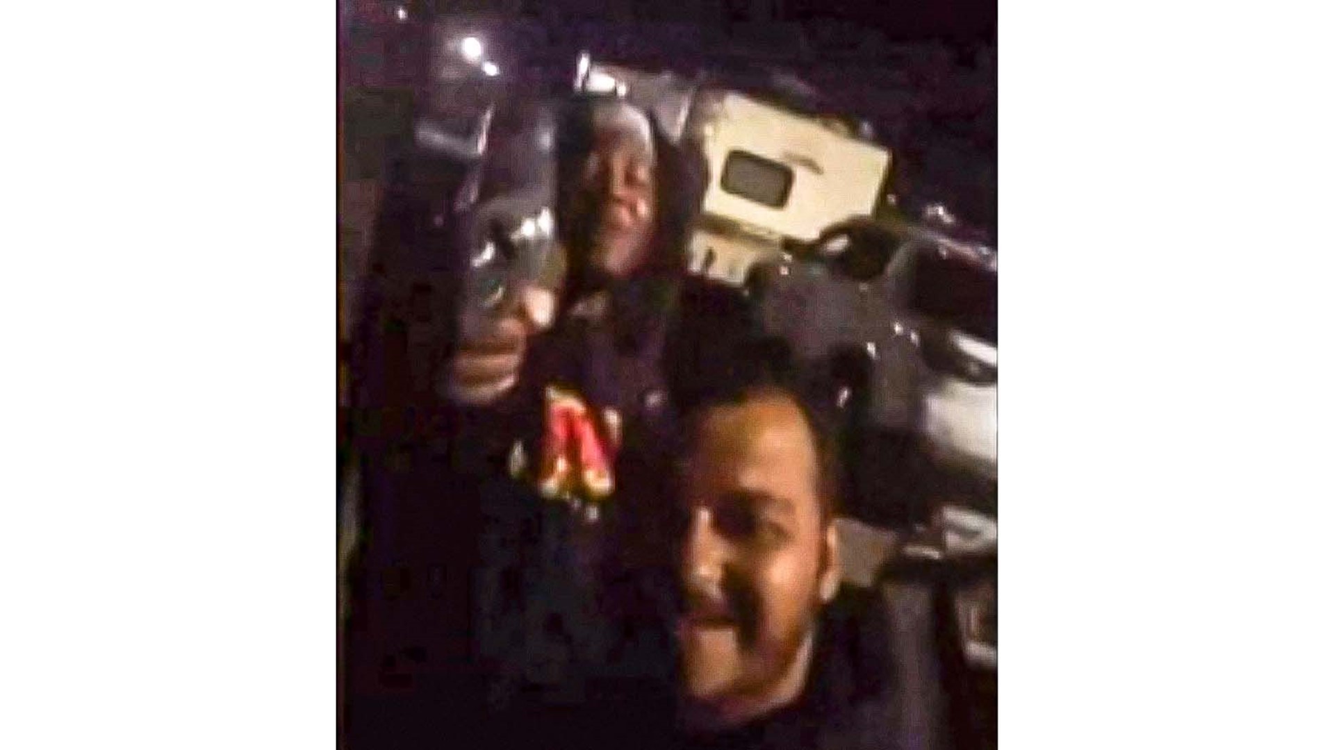 A video circulating online allegedly shows both Dandrae Martin and Joshua Hoye-Lucchesi, one of the six killed, waiving guns hours before the shooting.