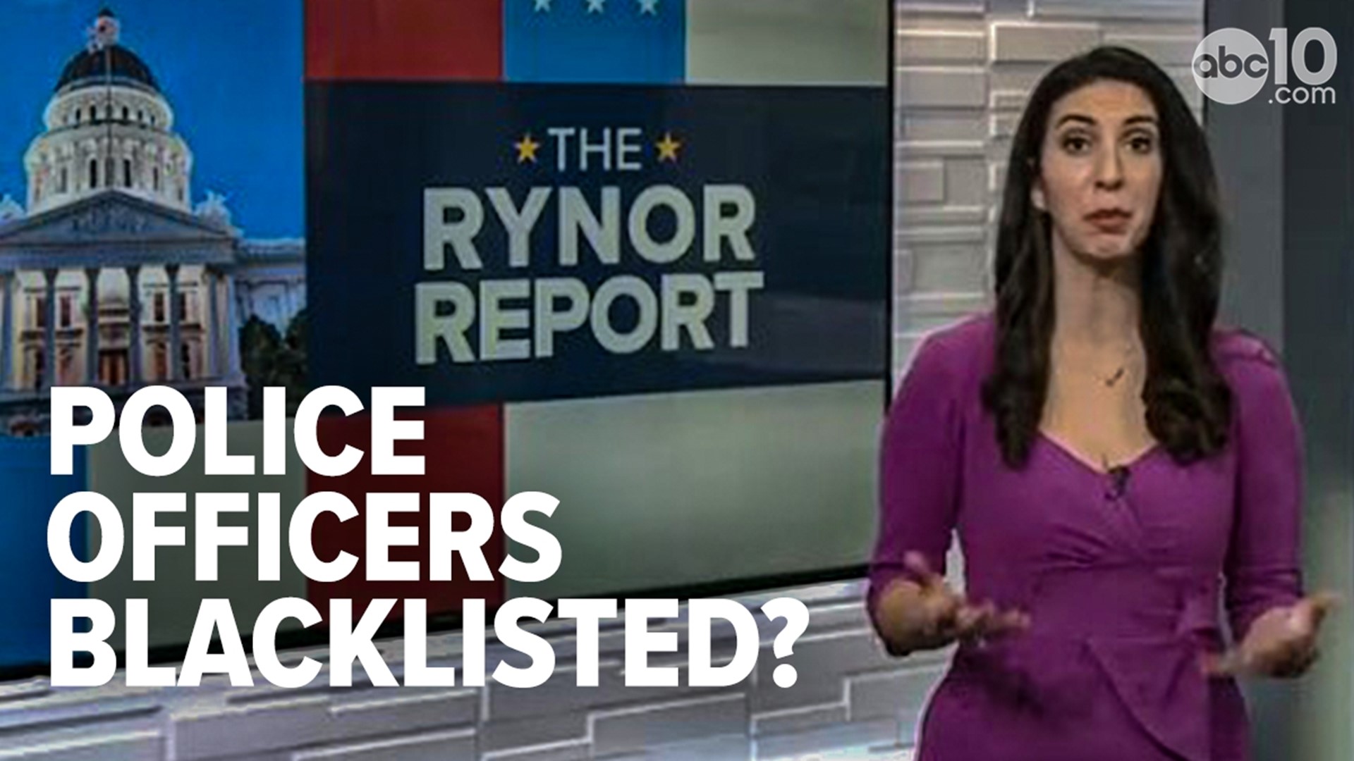 California police officers included in the statewide list have charges including rape, extortion and drug use. Our political reporter Morgan Rynor breaks it down.