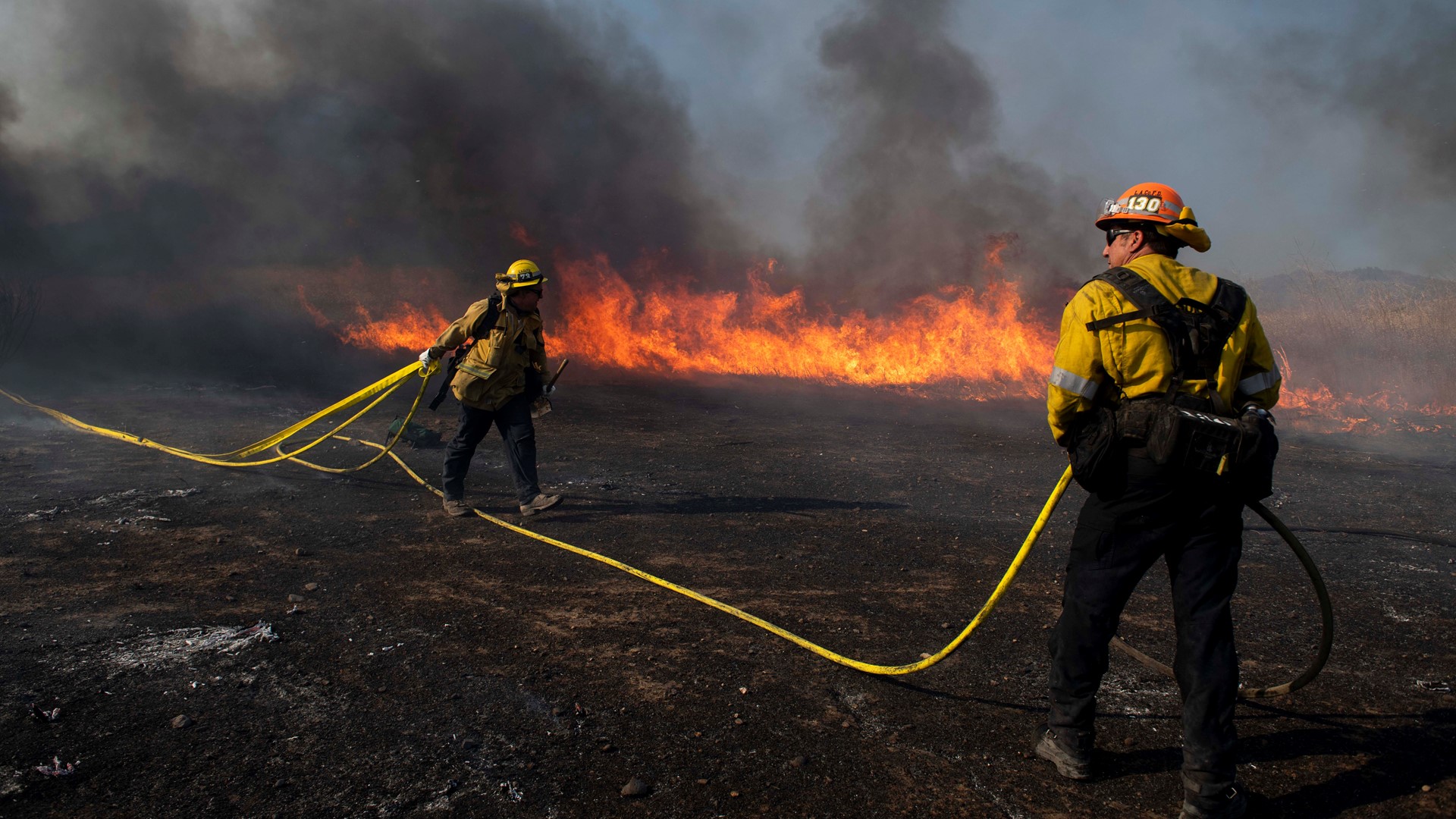 PG&E has turned power back on for nearly all of its customers after power shutoffs. Plus, updates on California wildfires, including the Kincade Fire and Maria Fire.