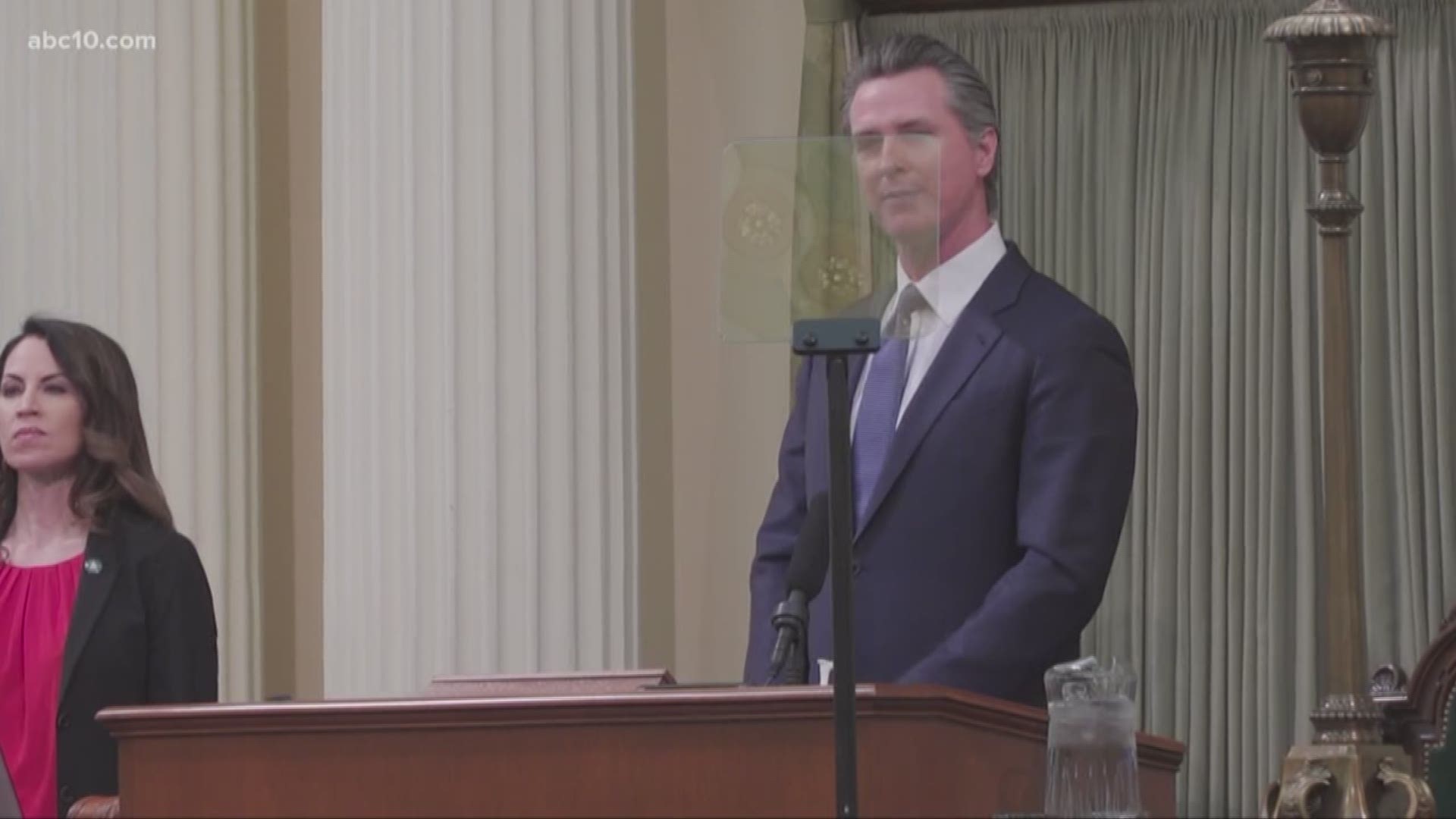 California Gov. Newsom gave his second State of the State address on Wednesday at the state capitol, where he dedicated most of his speech to the homeless crisis.