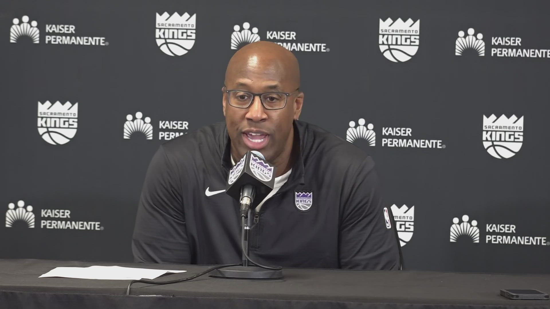 Head coach Mike Brown talks about the Kings win over the Phoenix Suns.