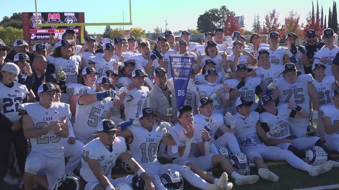California High School Football Casa Roble Rams win Division 5 Section