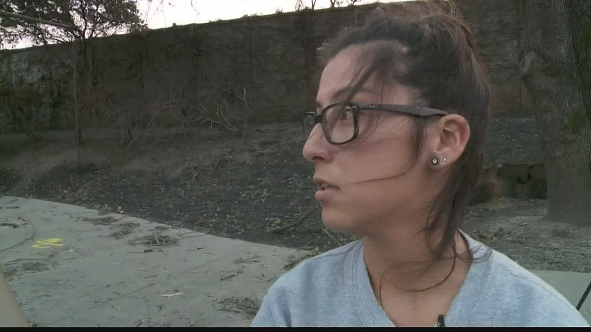 A Rohnert Park woman, after witnessing the wildfire fire danger close to home, has decided to help efforts even though she still has a bullet lodged in her back from the Las Vegas mass shooting.