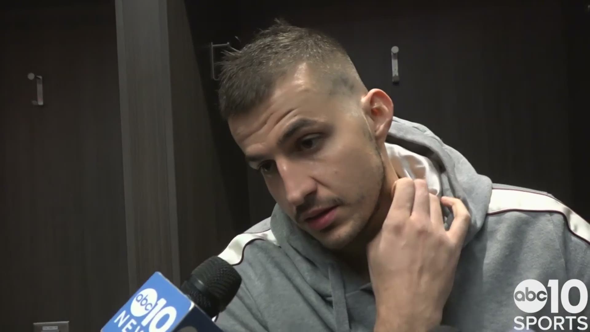 Nemanja Bjelica discusses his Kings overcoming the loss of two starters, the play from Bogdan Bogdanovic and his 19 point effort.