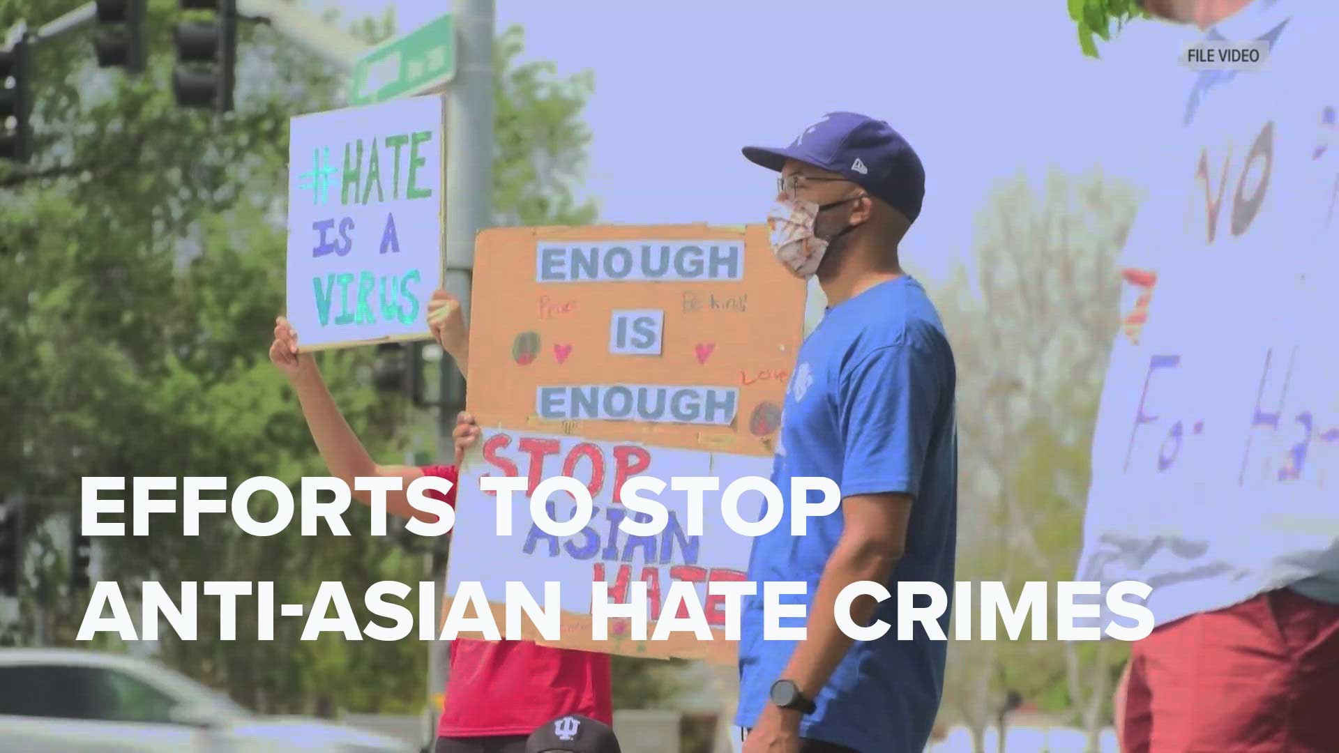 A look at efforts underway to stop anti-Asian hate crimes