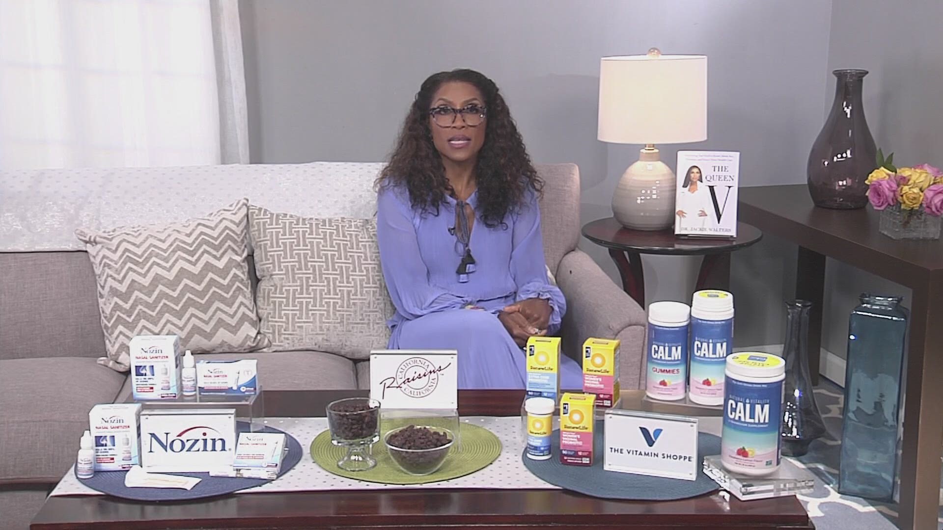 Celebrate National Wellness Month with Dr. Jacqueline Walters, MD. This is a paid segment for The Vitamin Shoppe, California Grapes and Nozin, and Nasal Sanitizer.