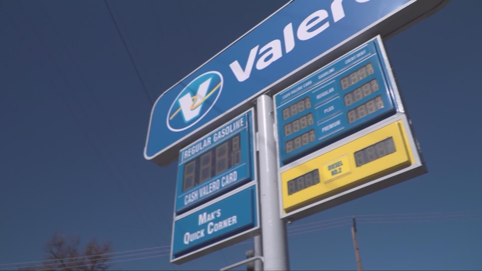 The price difference between California and the rest of the country in October was $2.60 per gallon.
