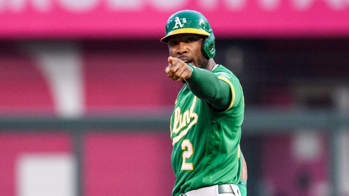 Marte's double in 9th lifts A's 2-1, stalls Astros - The San Diego