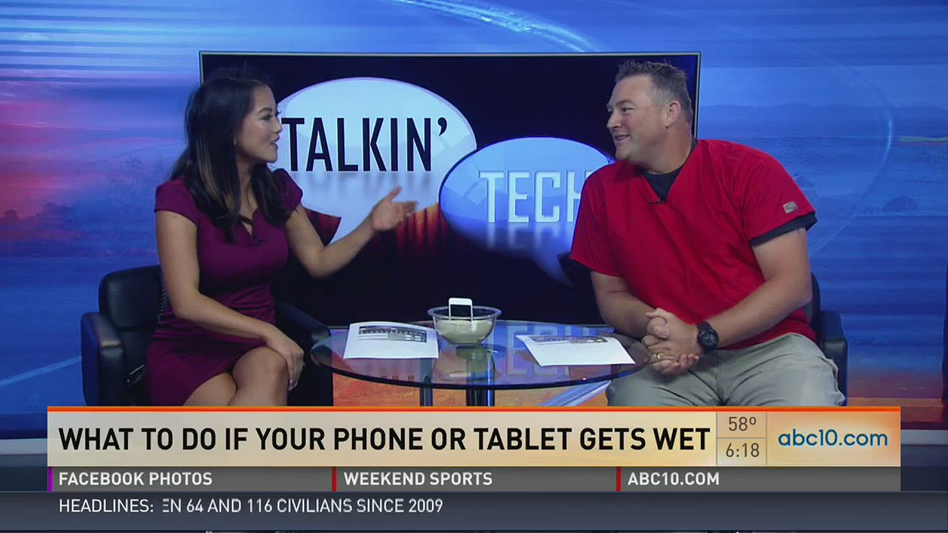 Kenny McKechnie of Digital Dr. Phone & Tablet Specialists in Natomas talks about what to do if your phone or tablet gets wet.