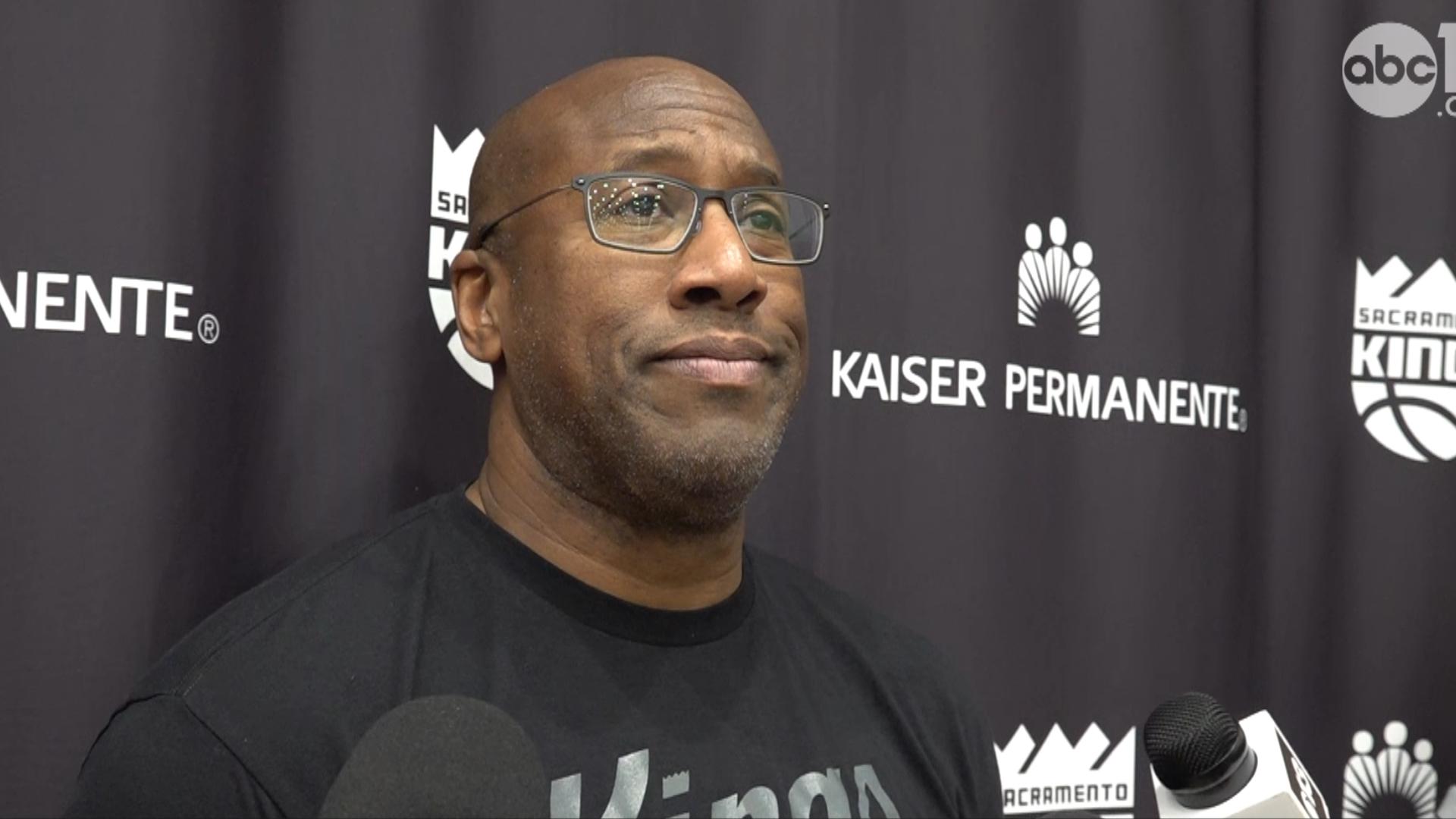 Sacramento Kings Mike Brown talks about what the team is doing to get ready for the first game of the season and what strategies they are taking.