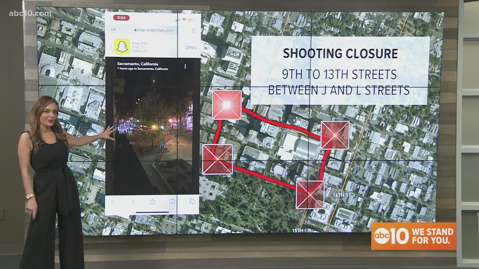 Sacramento Mass Shooting Road closures expected in Downtown Sacramento
