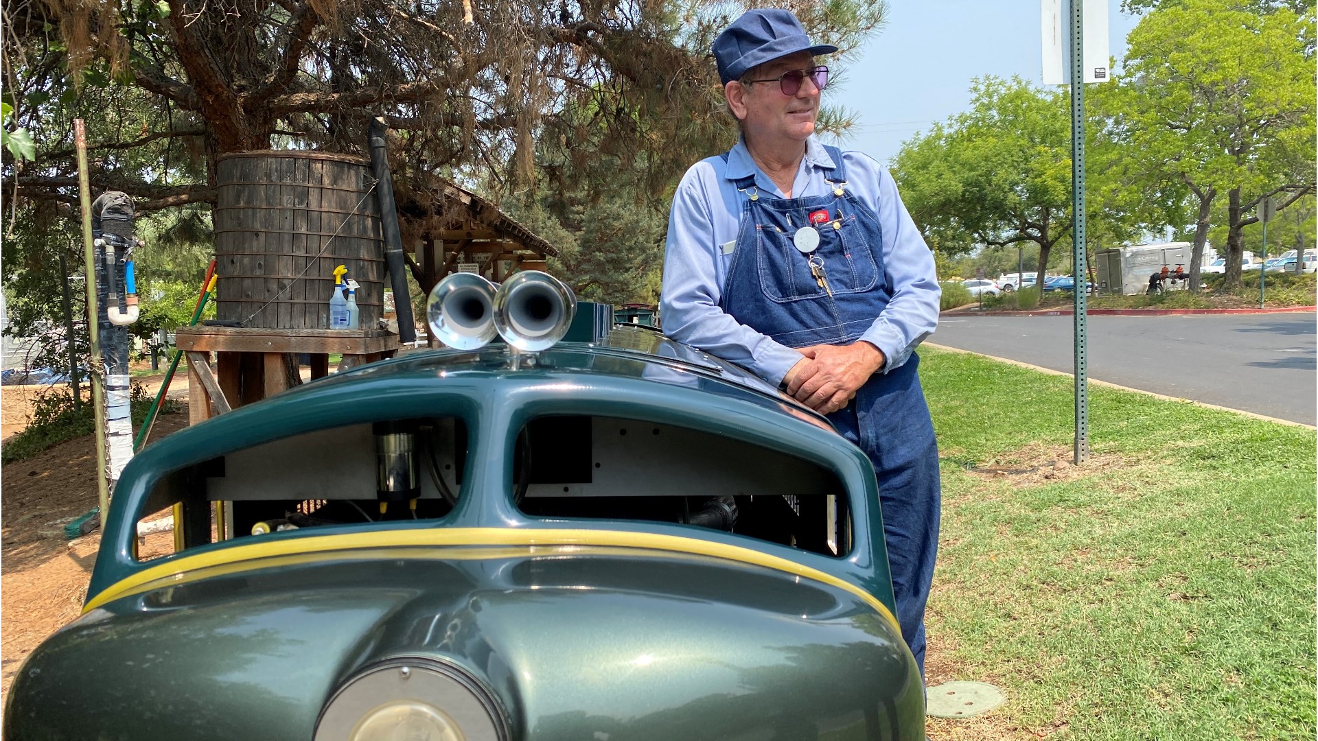 The 12-gauge track has circled Folsom’s Lions Park since the 1970s but for the last 30 years, Terry Gold has poured all his time and money into the train.